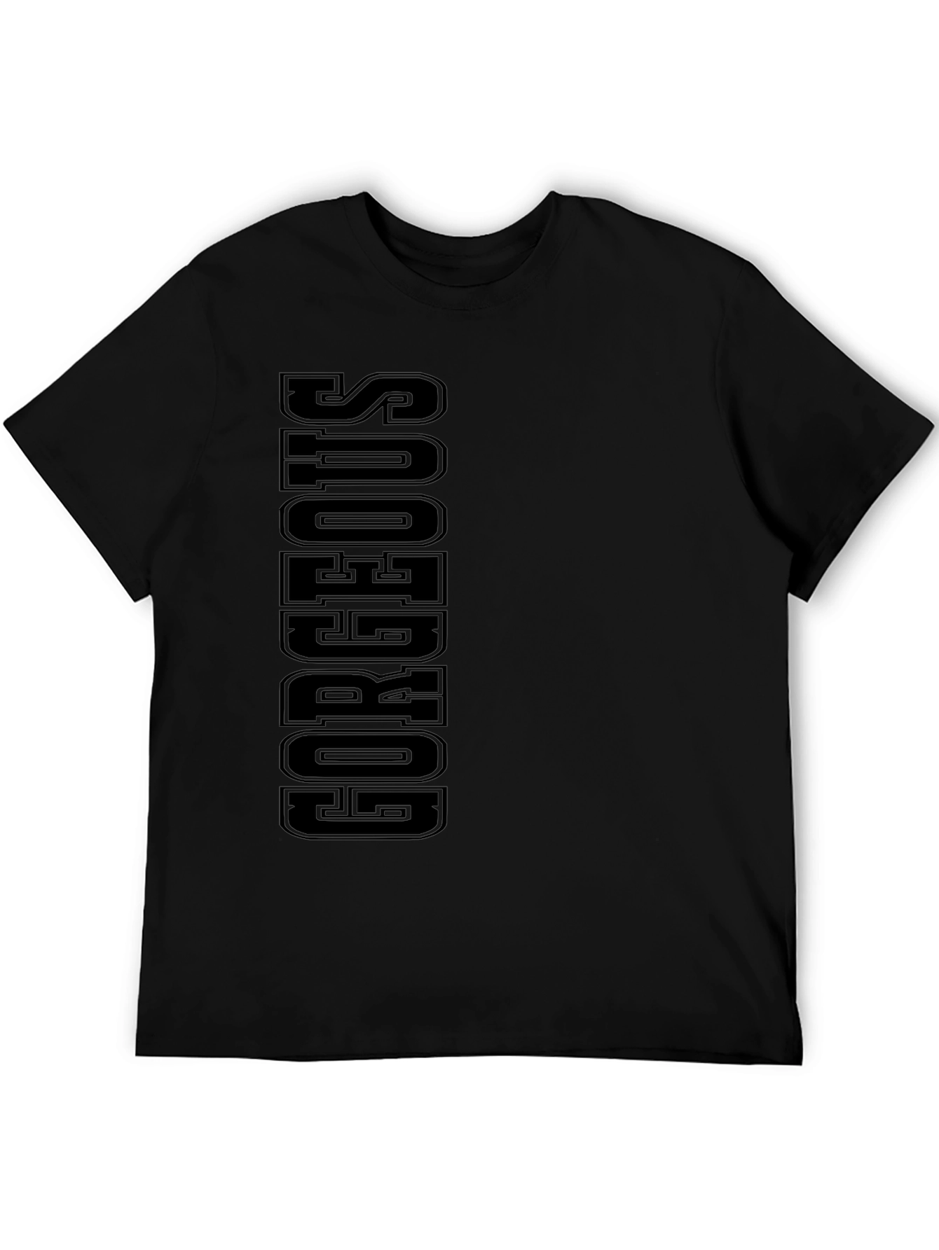 Gorgeous Black Graphic Tee