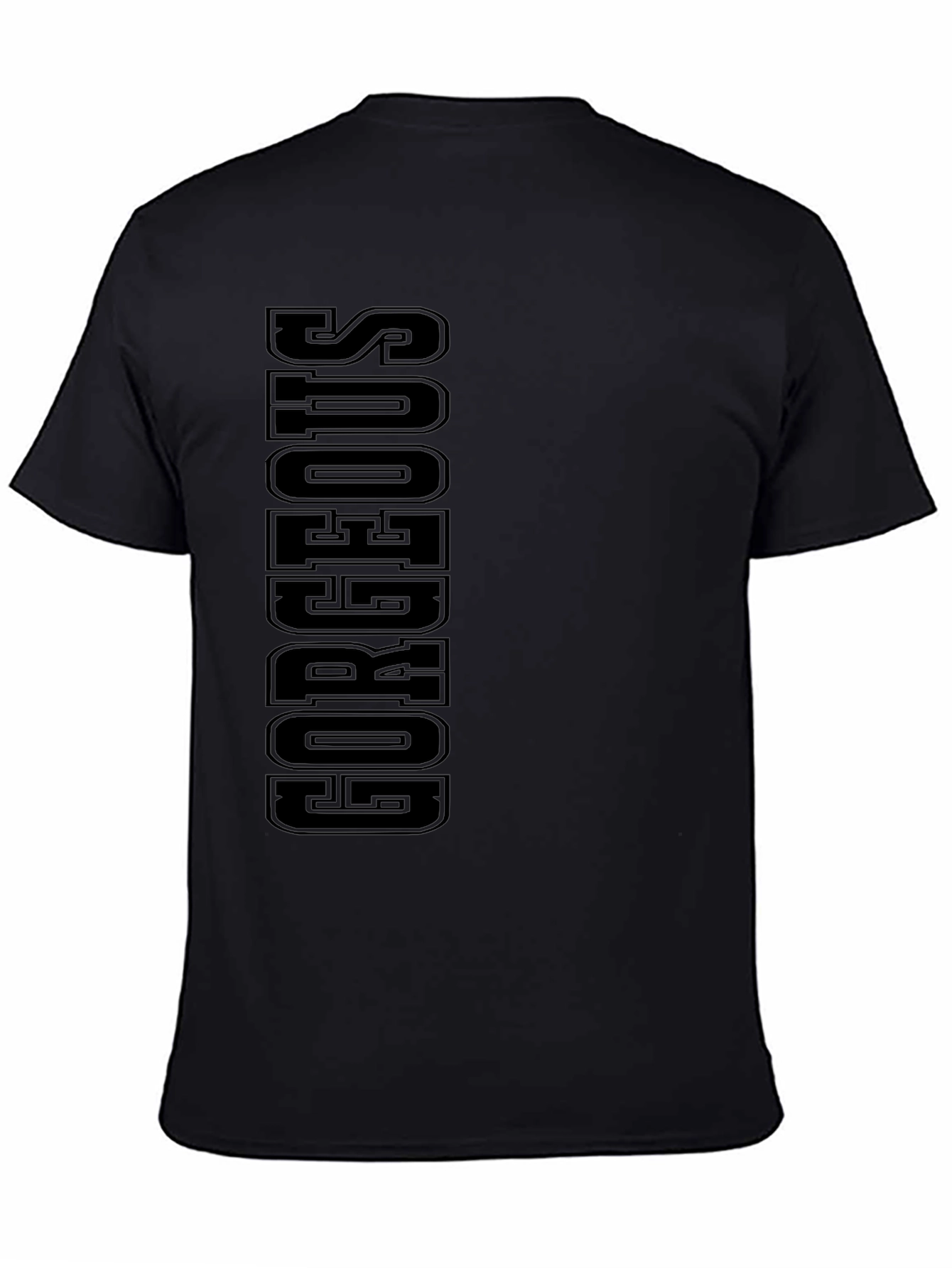 Gorgeous Black Graphic Tee