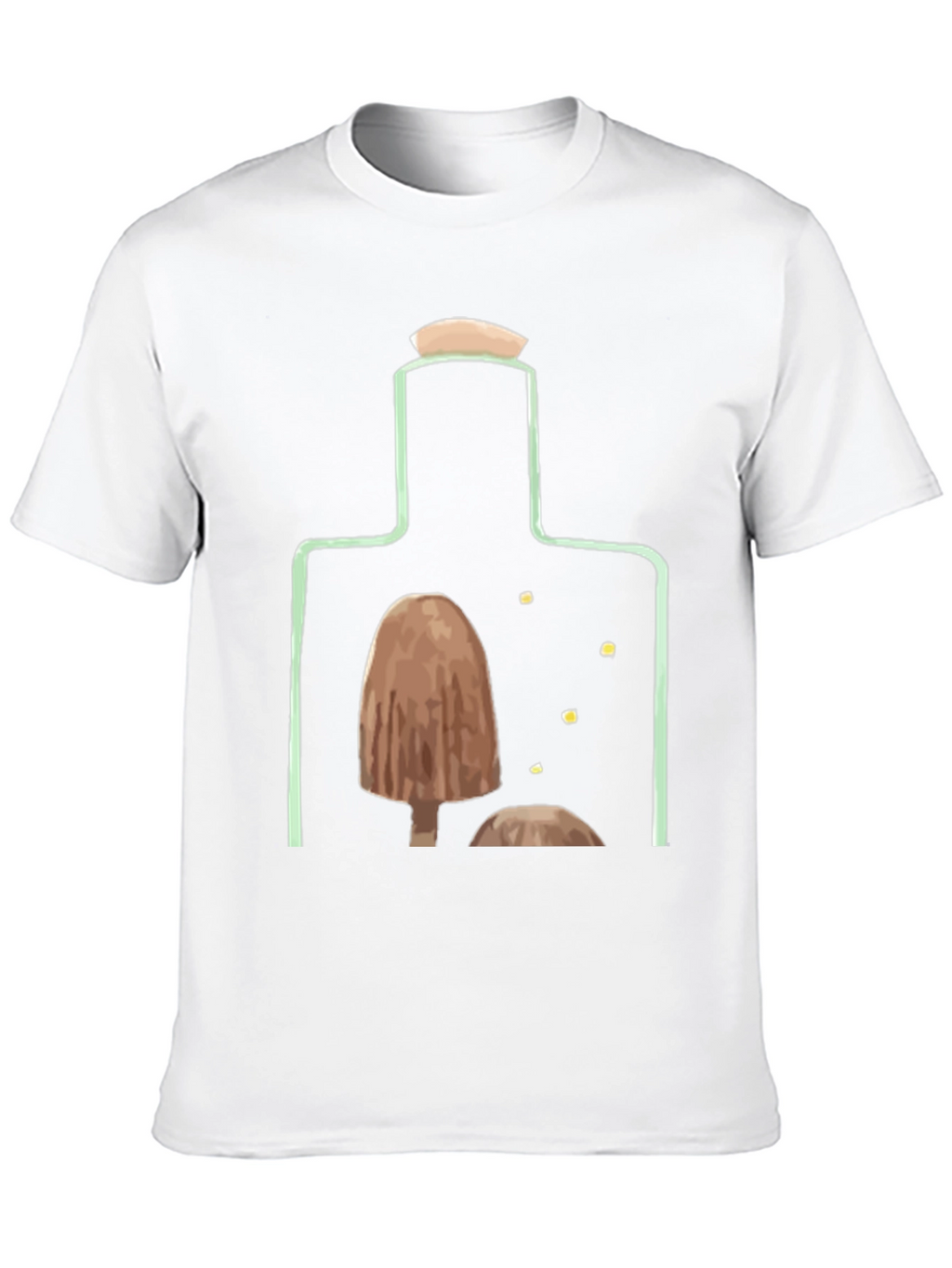 Mushroom Bottle Graphic T-Shirt