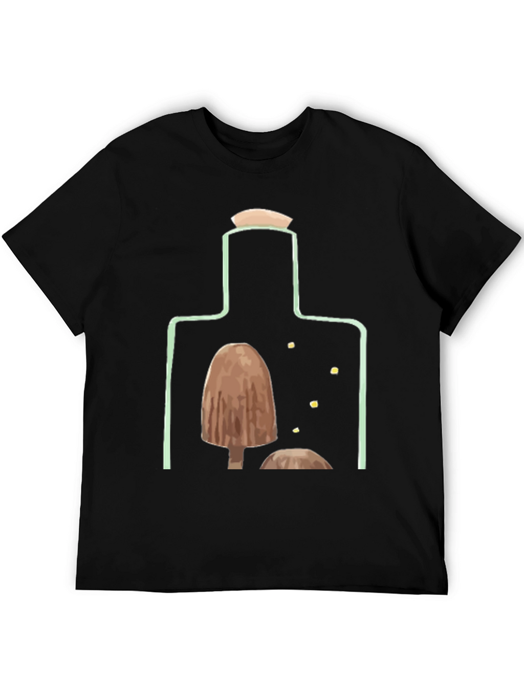 Mushroom Bottle Graphic T-Shirt