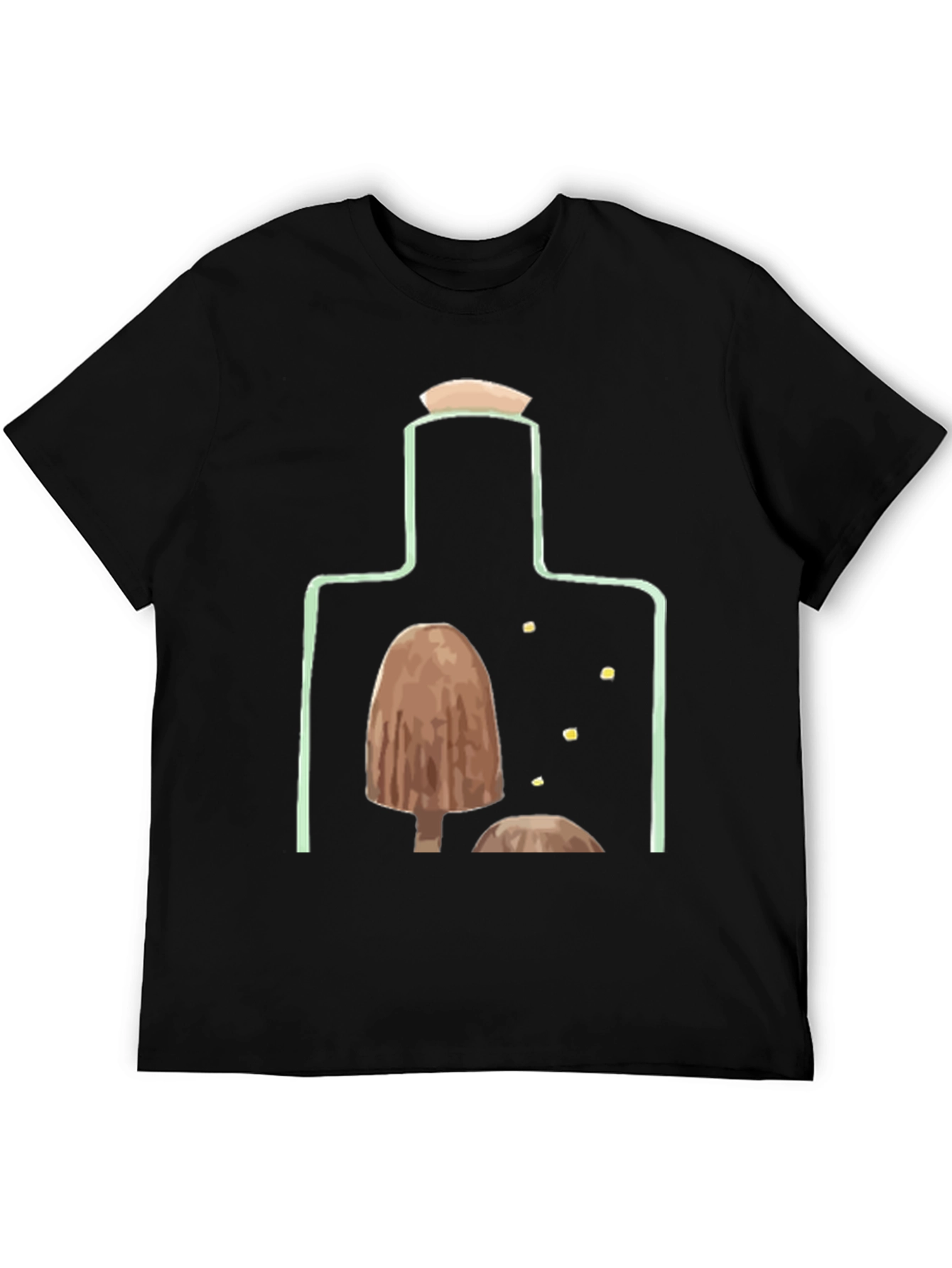 Mushroom Bottle Graphic T-Shirt