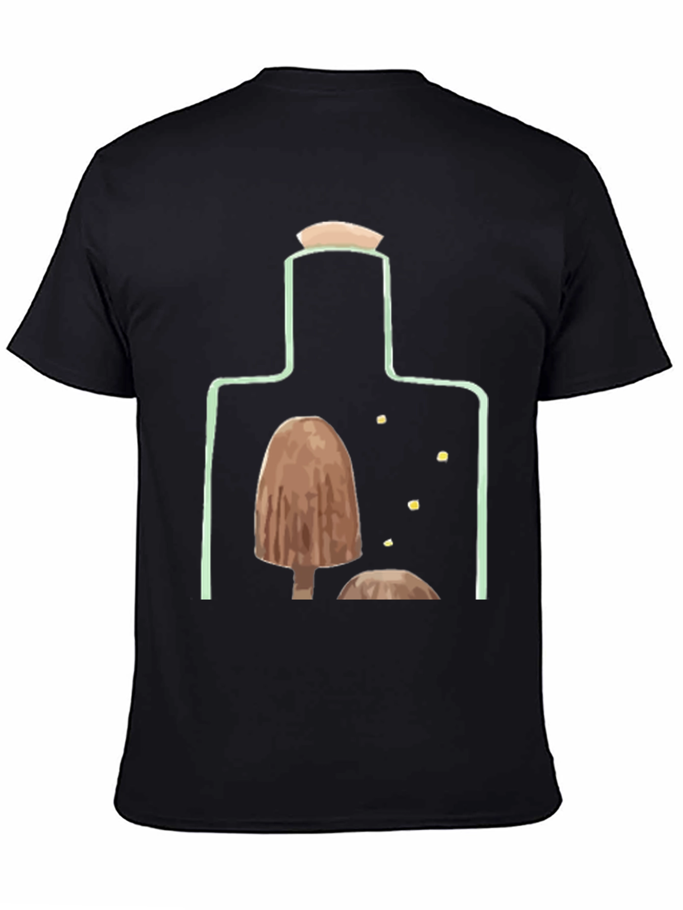 Mushroom Bottle Graphic T-Shirt