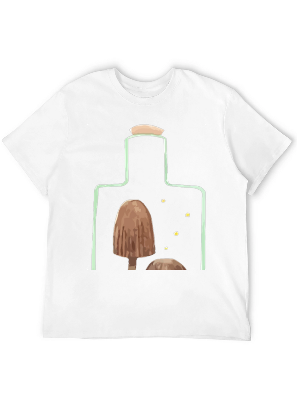 Mushroom Bottle Graphic T-Shirt