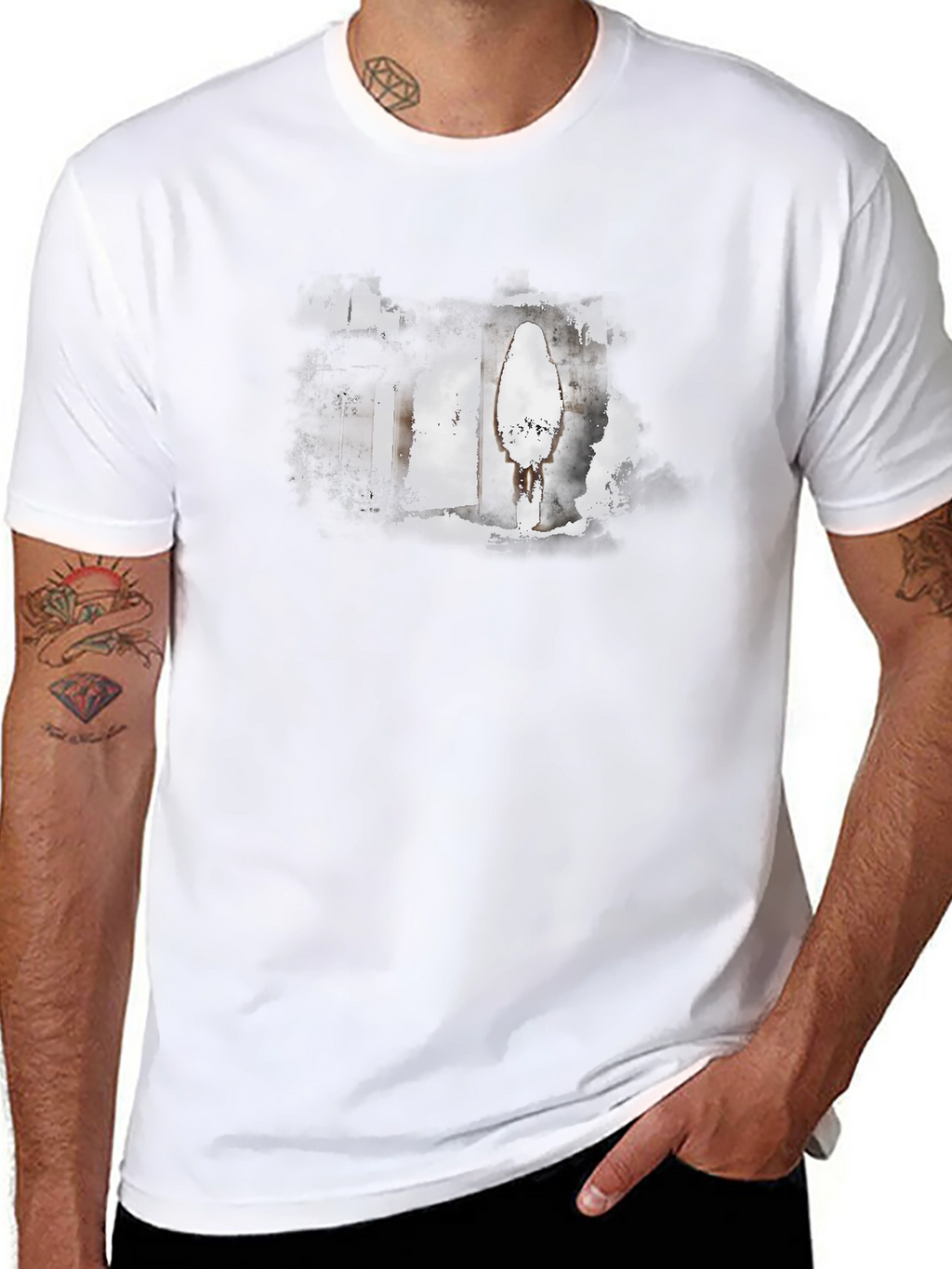 Eerie Silhouette Graphic Tee