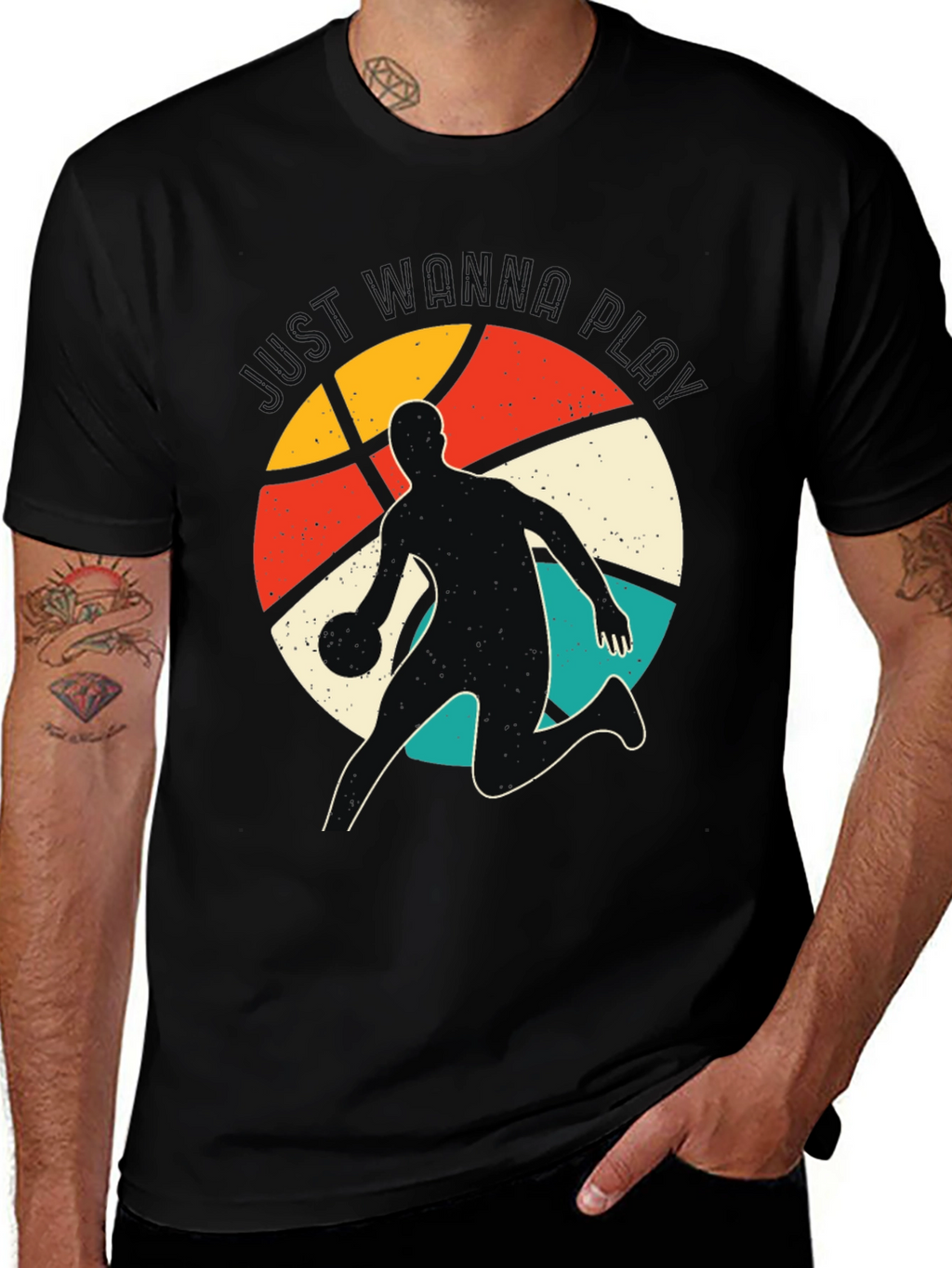 Just Wanna Play Basketball T-Shirt