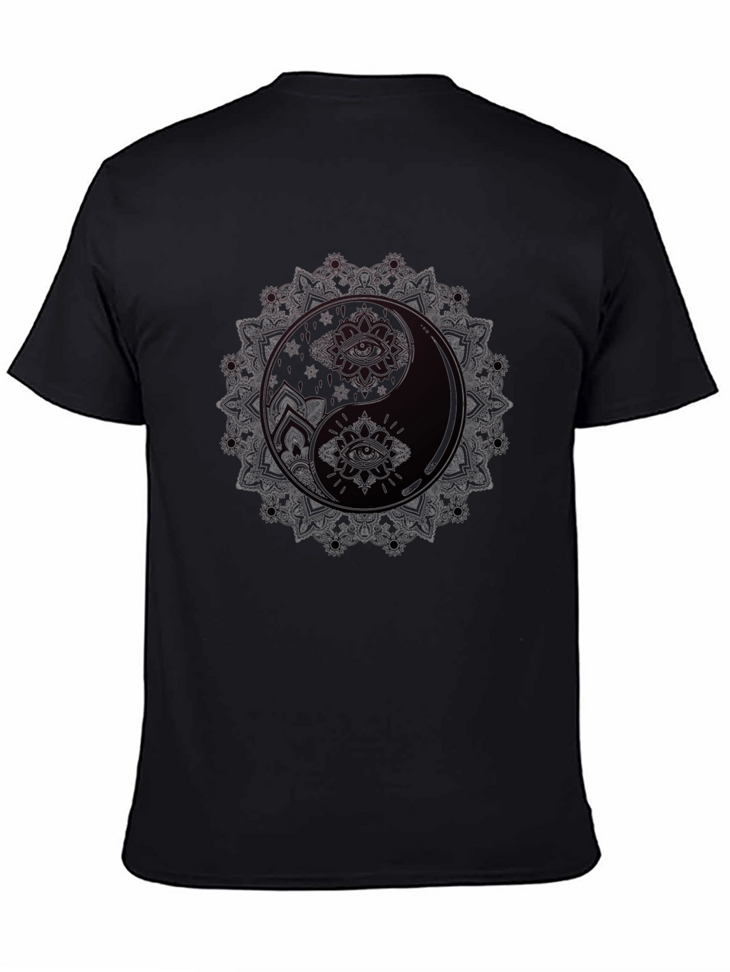 Yin Yang Mandala Graphic Tee