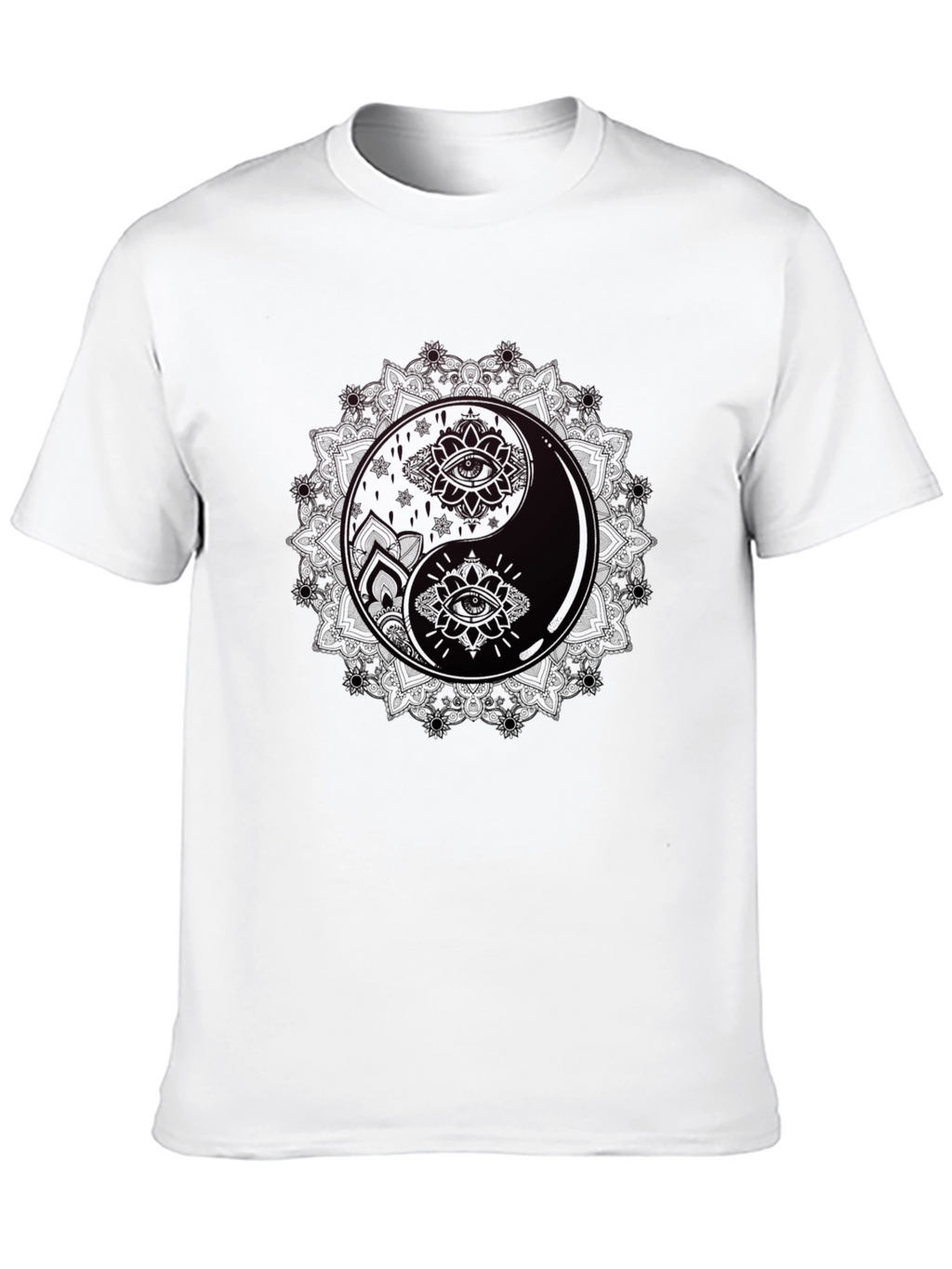 Yin Yang Mandala Graphic Tee