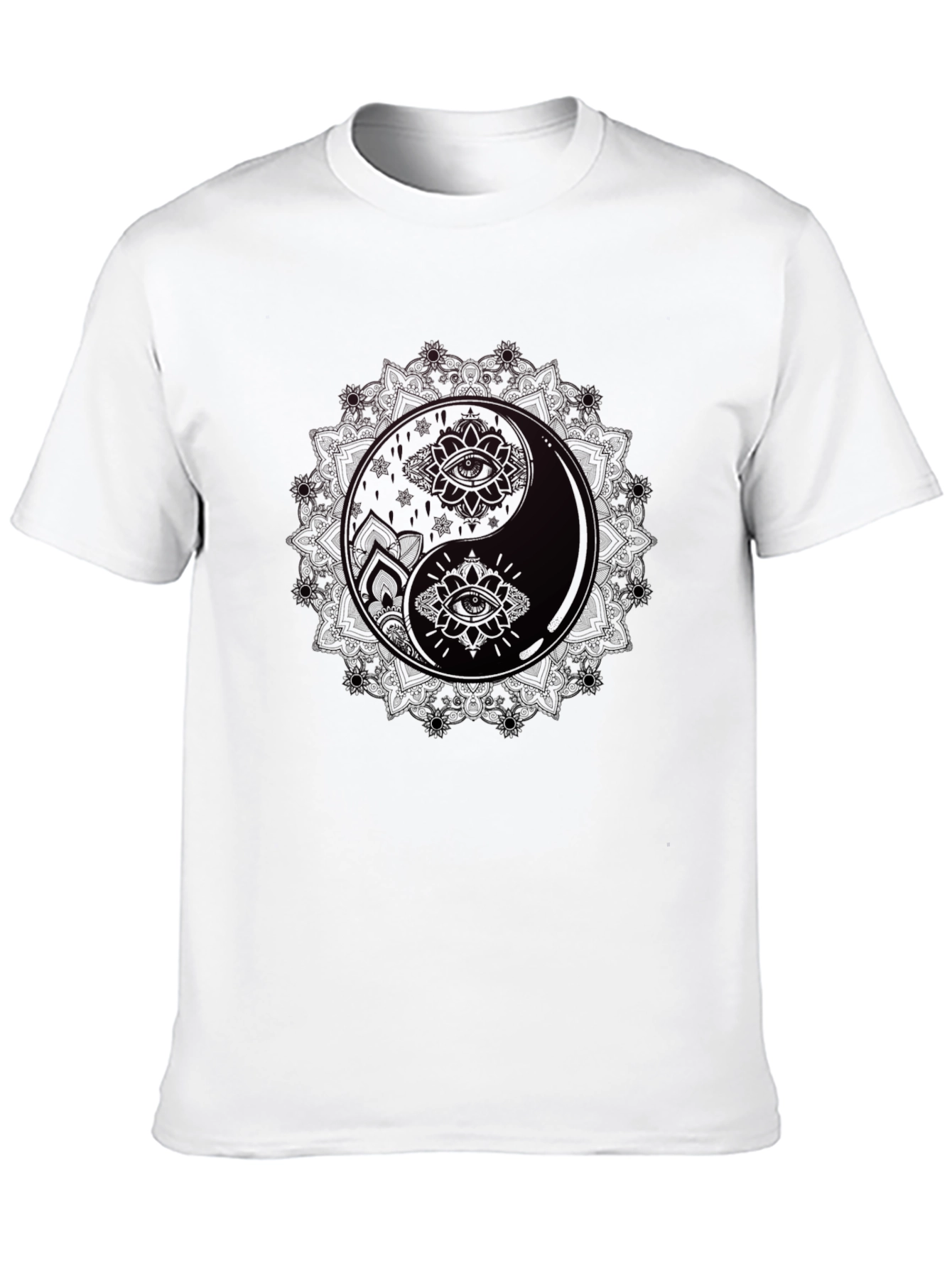 Yin Yang Mandala Graphic Tee