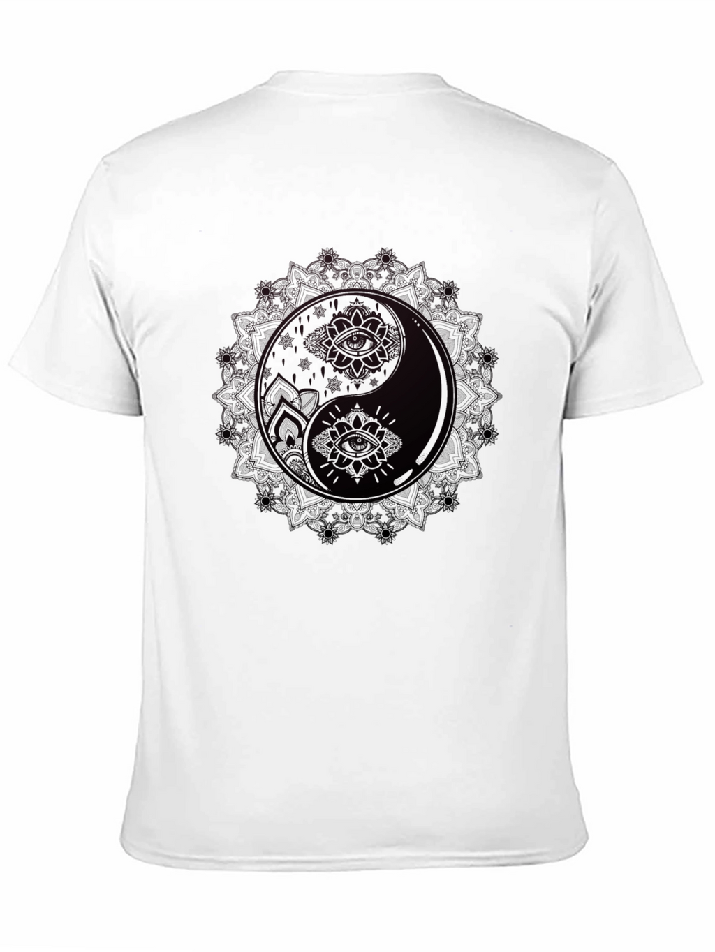 Yin Yang Mandala Graphic Tee