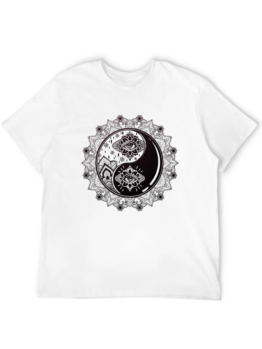 Yin Yang Mandala Graphic Tee