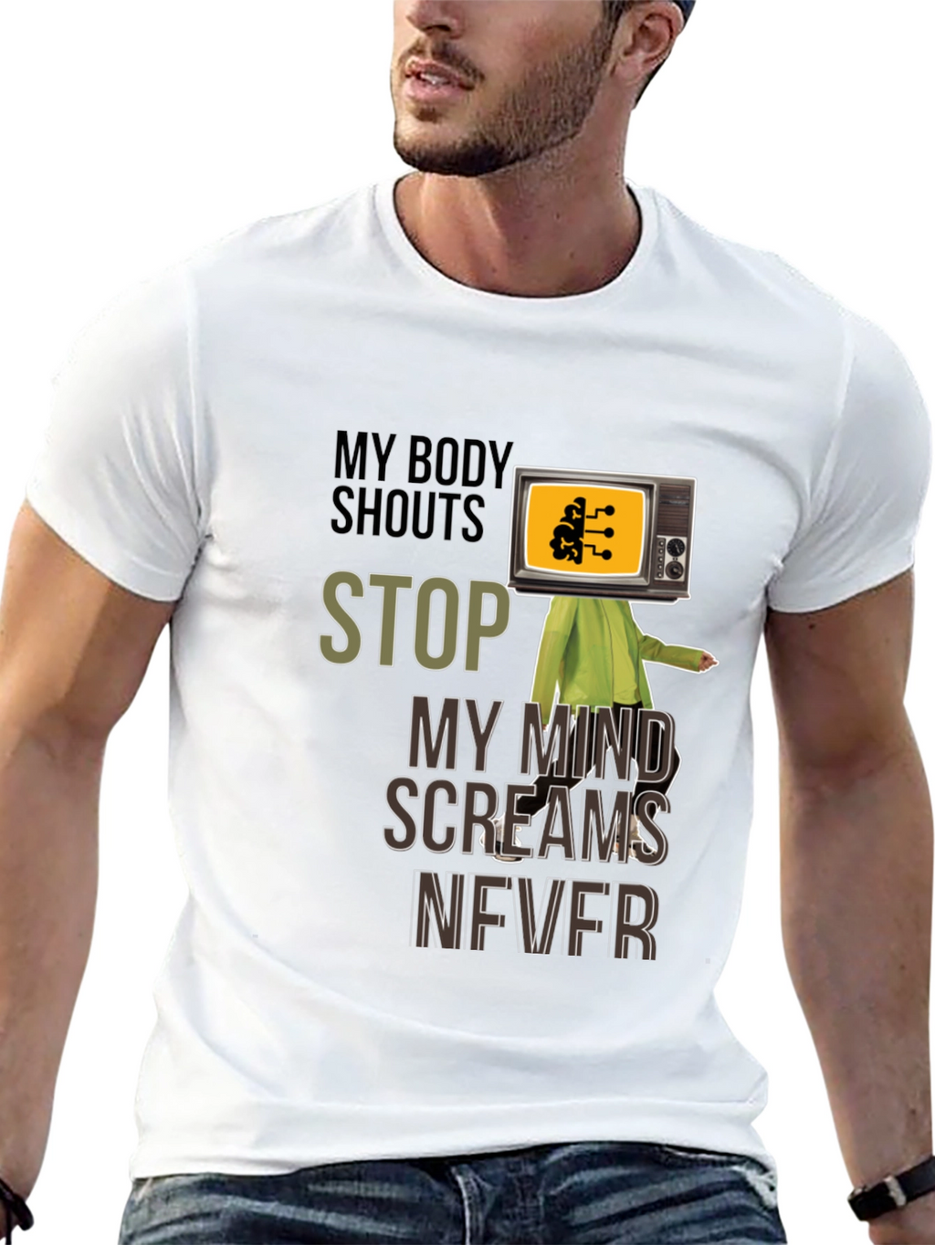 My Body Shouts Stop T-Shirt