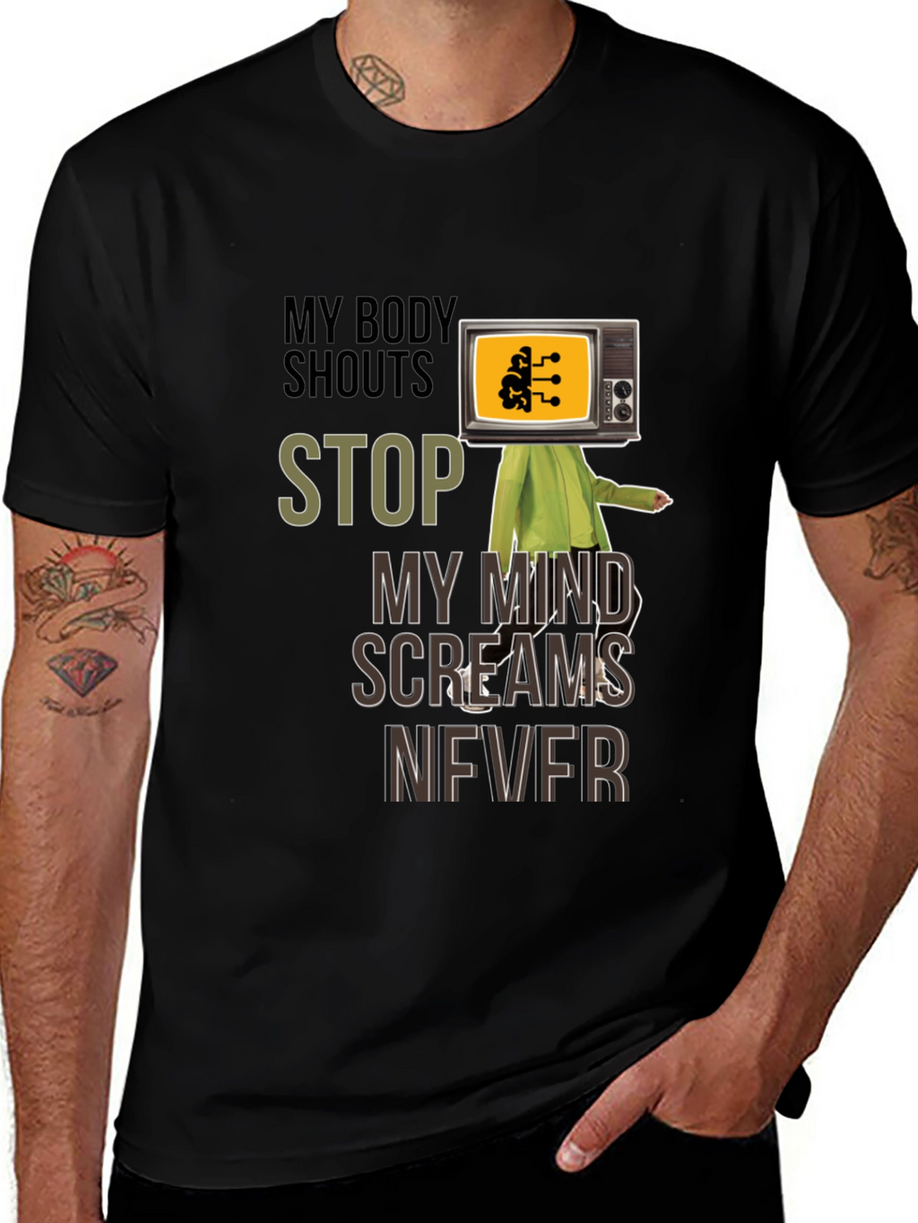 My Body Shouts Stop T-Shirt