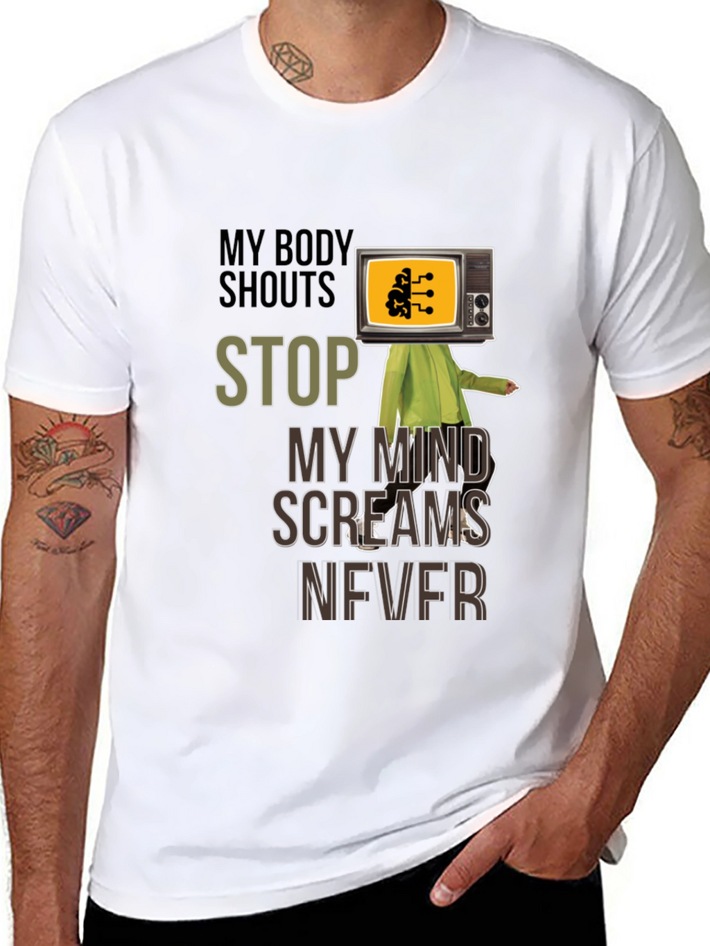 My Body Shouts Stop T-Shirt