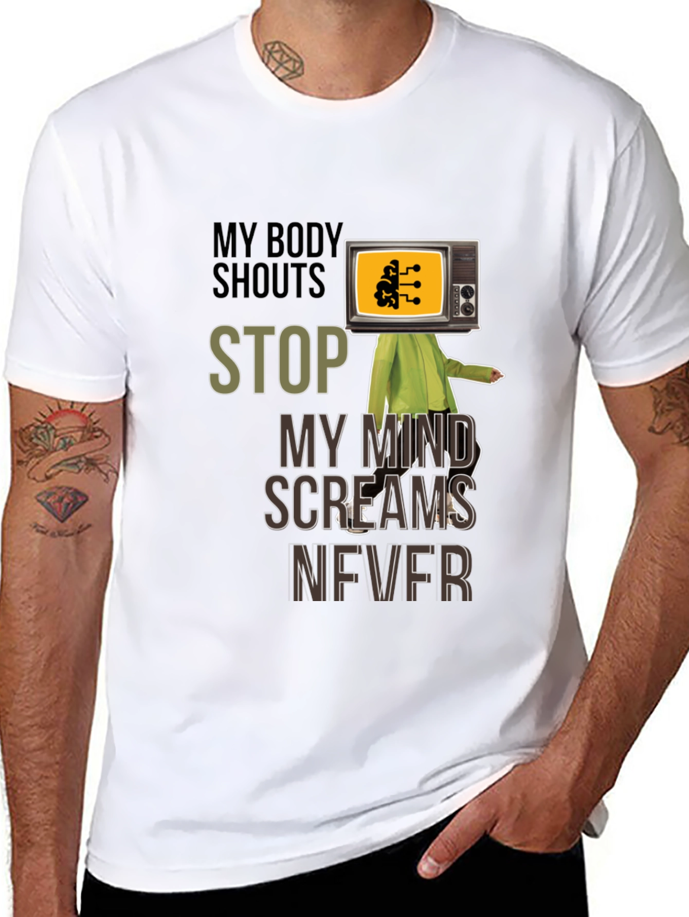 My Body Shouts Stop T-Shirt
