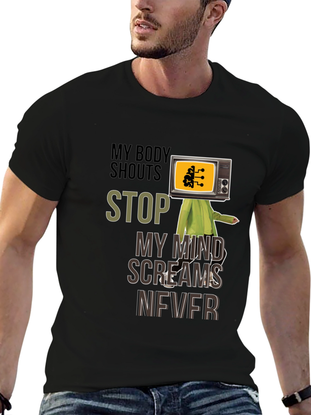 My Body Shouts Stop T-Shirt