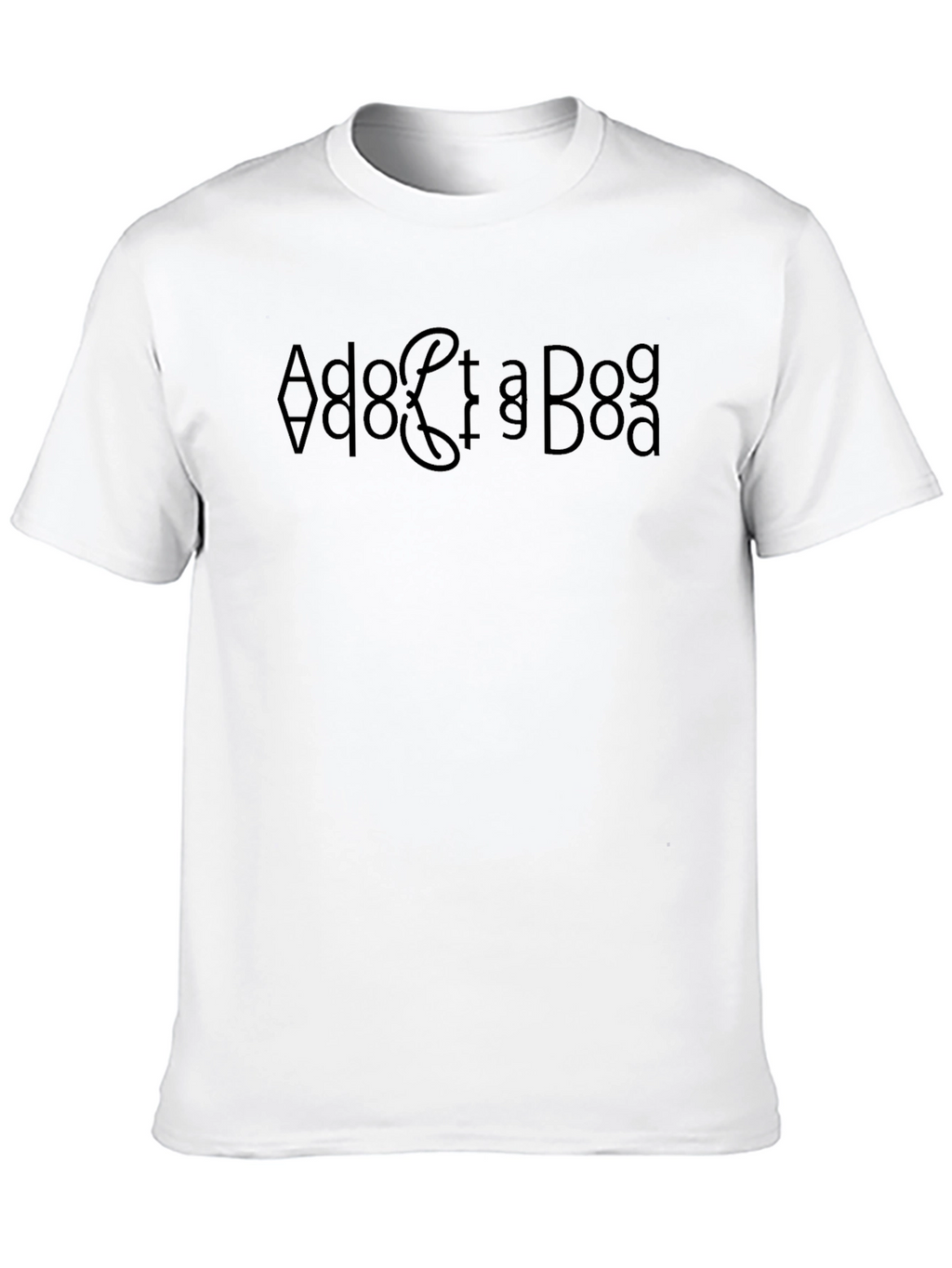 Adopt A Dog T-Shirt - Soft Cotton Tee