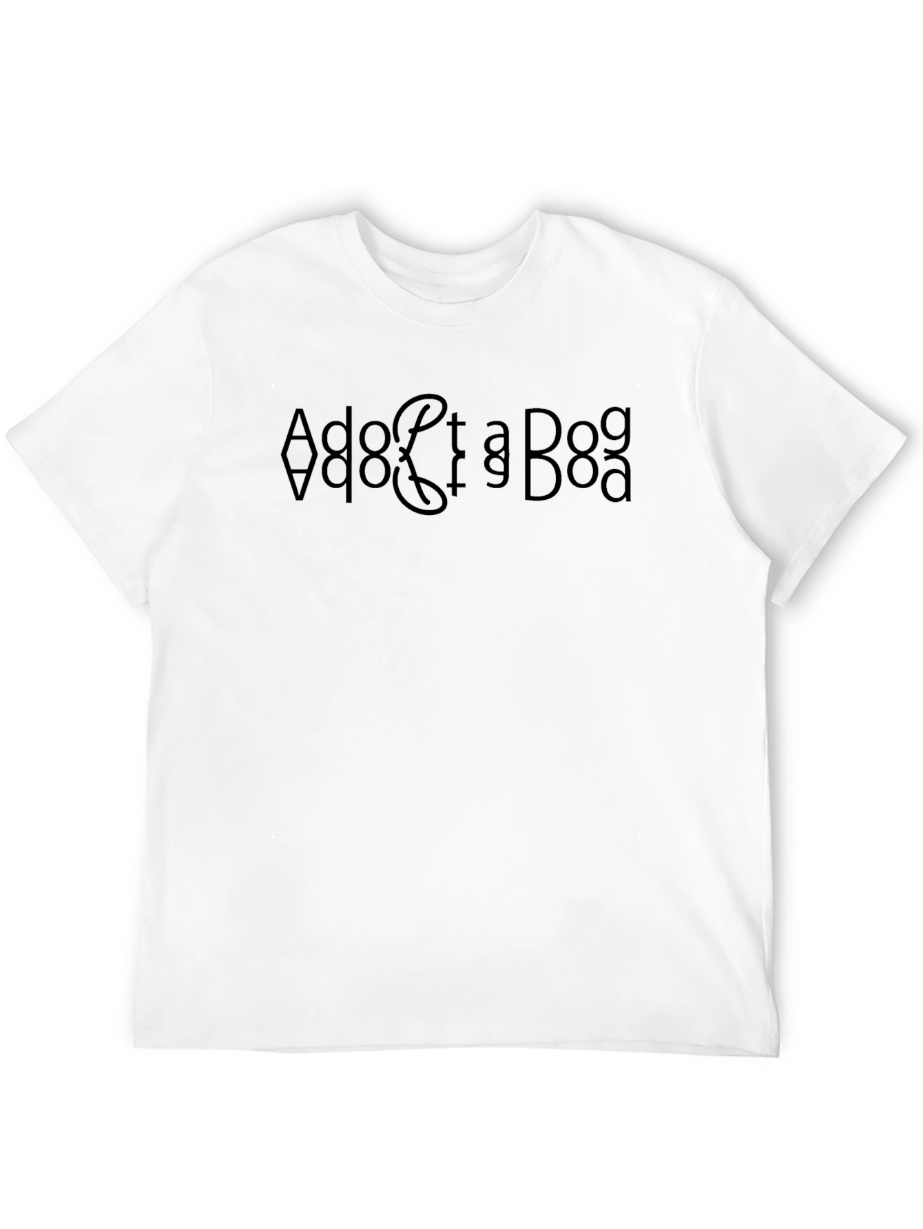 Adopt A Dog T-Shirt - Soft Cotton Tee