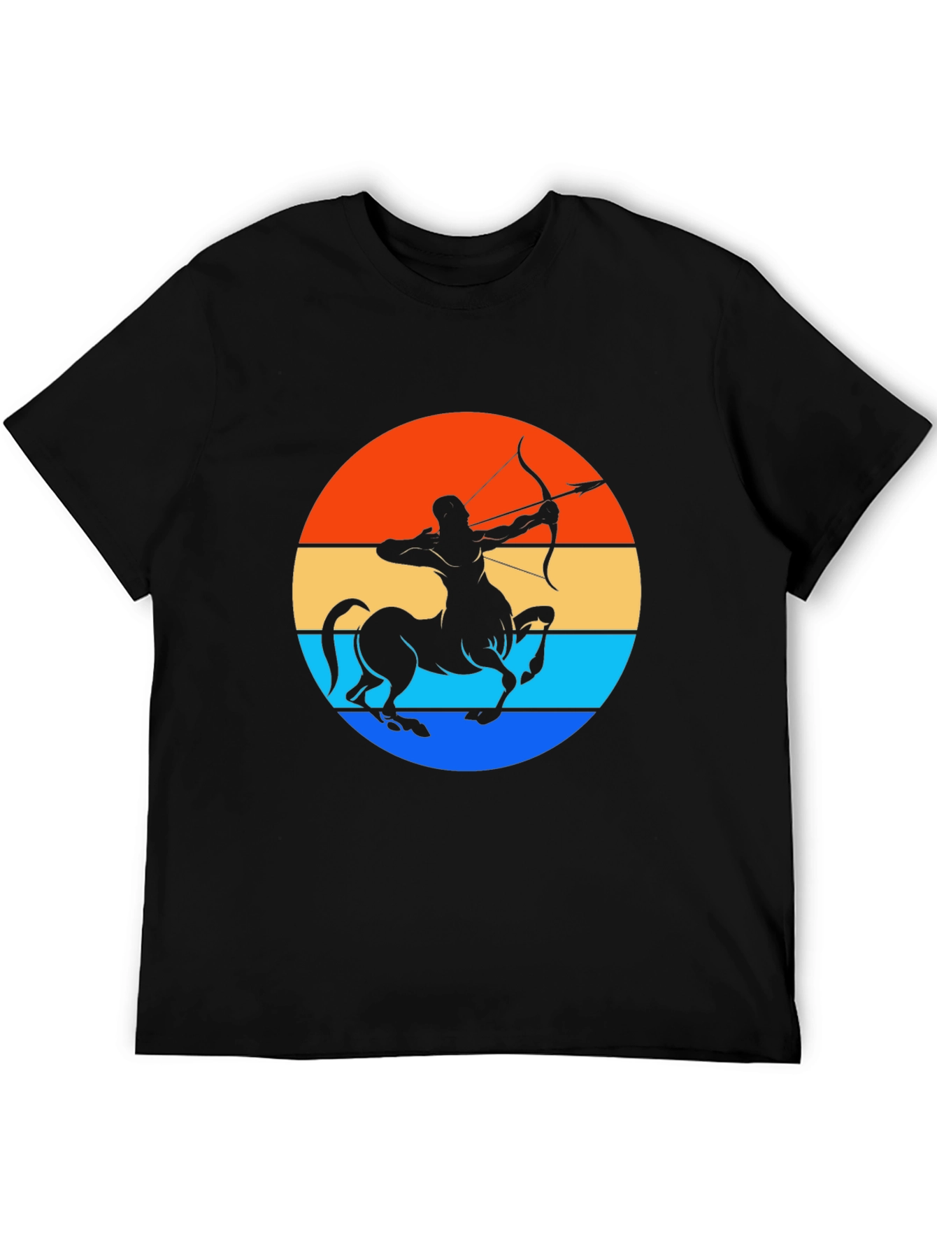 Sagittarius Centaur Sunset Graphic Tee