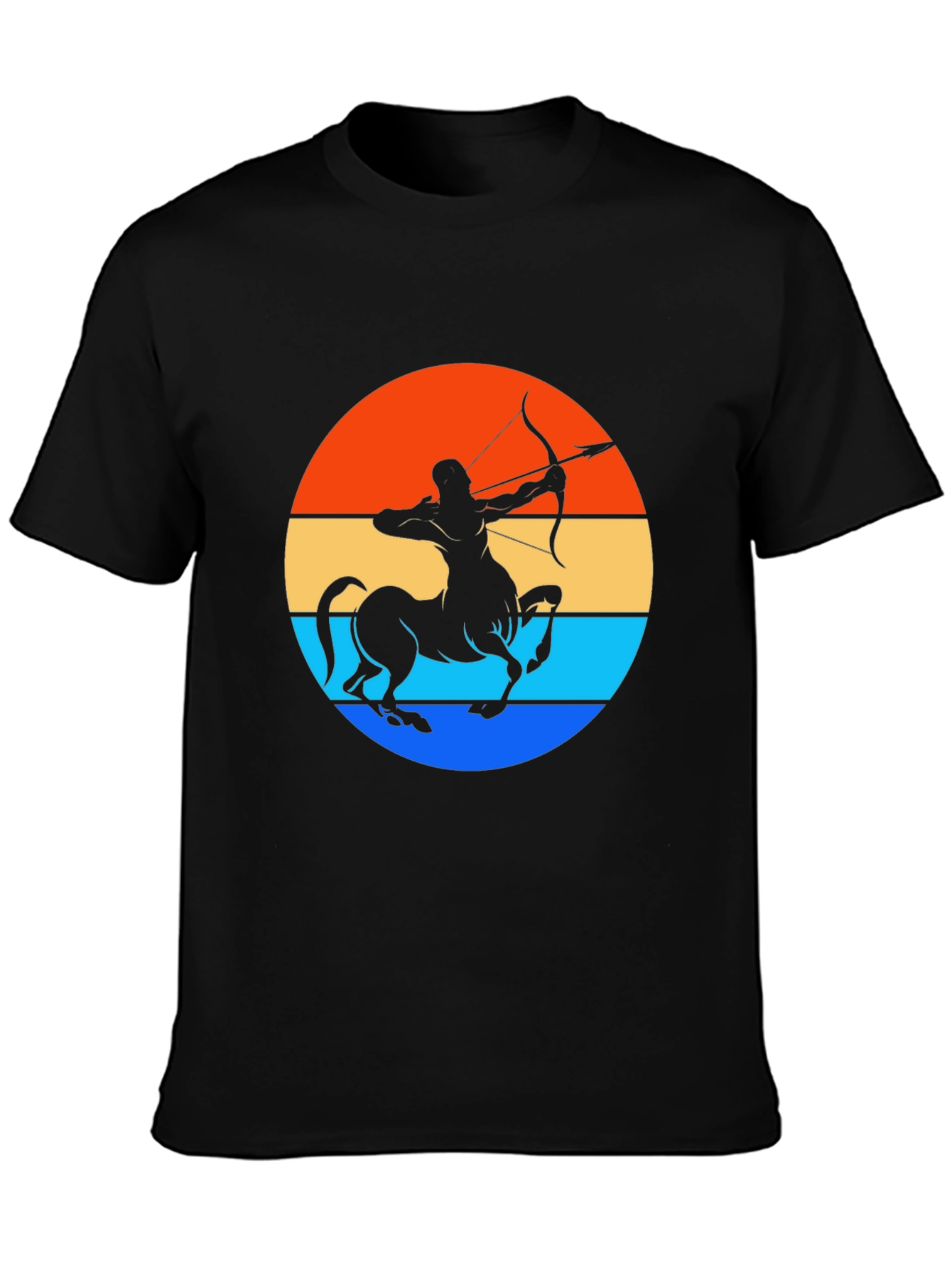 Sagittarius Centaur Sunset Graphic Tee