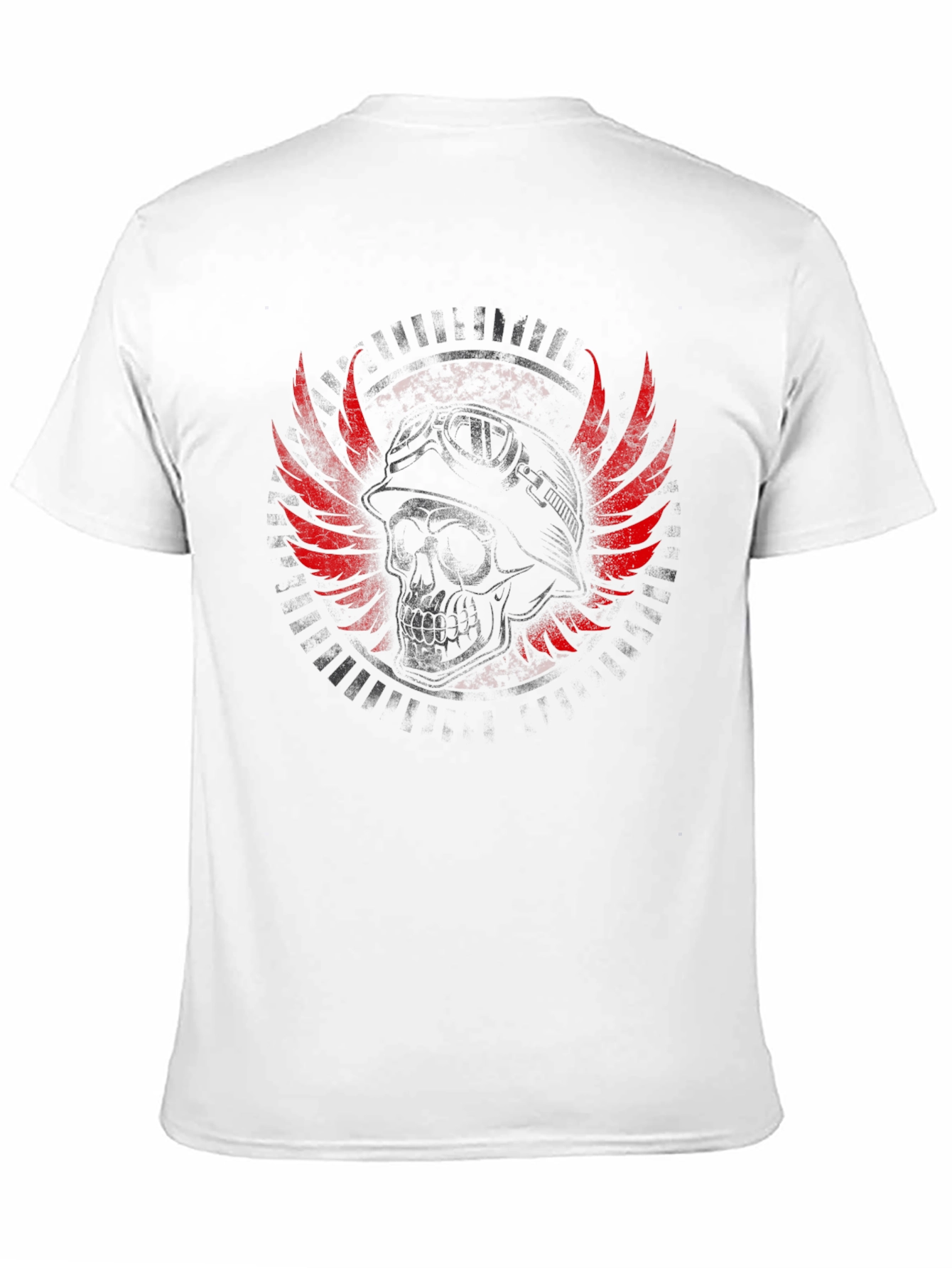 Skull Wings Graphic T-Shirt - Mens Black Tee
