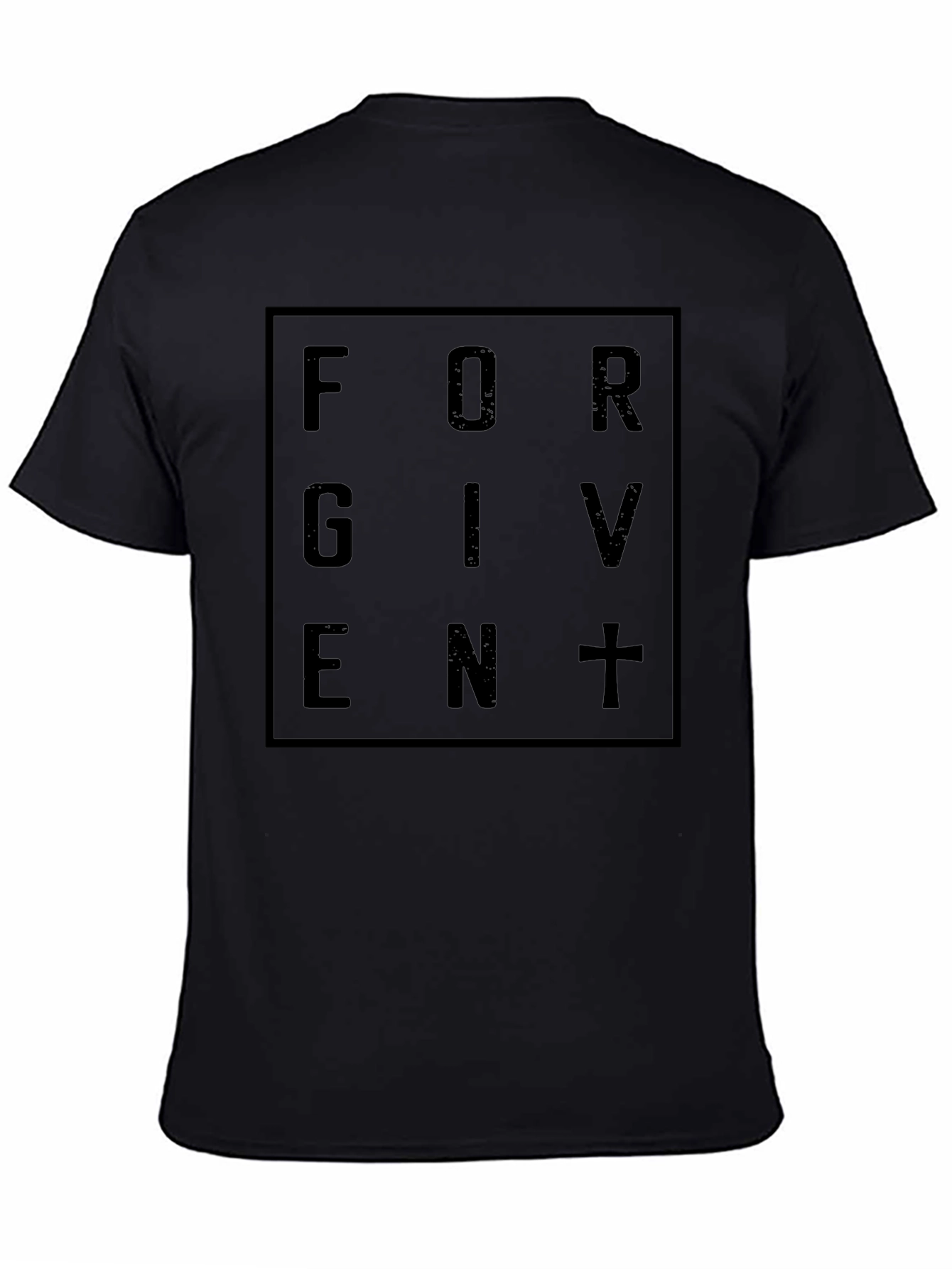 Forgiven Graphic Tee - Black Christian T-Shirt