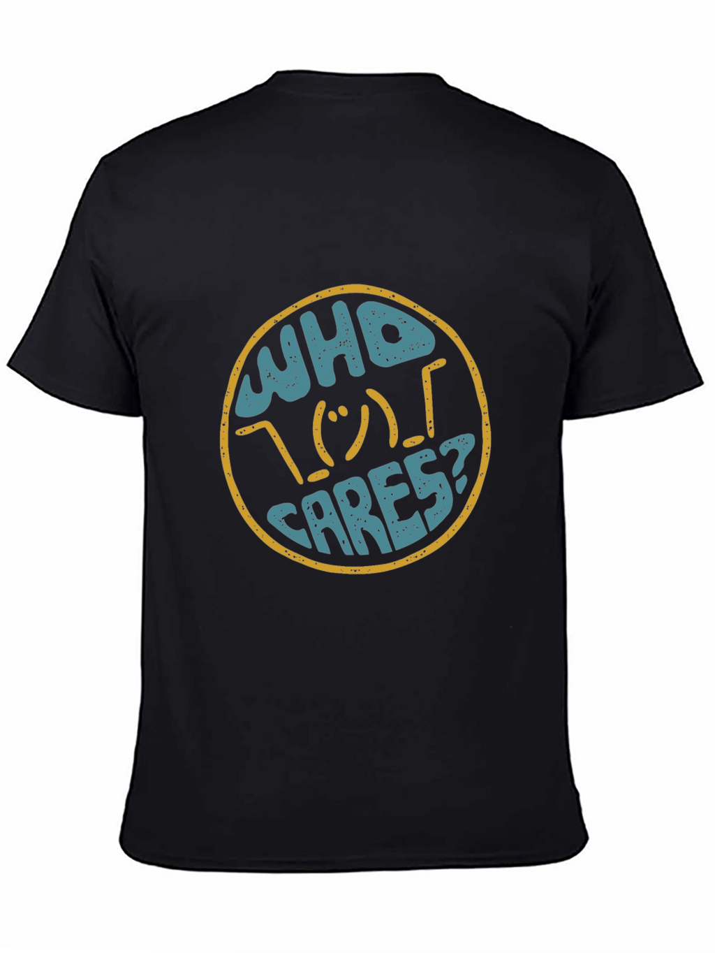 Who Cares Graphic Print T-Shirt