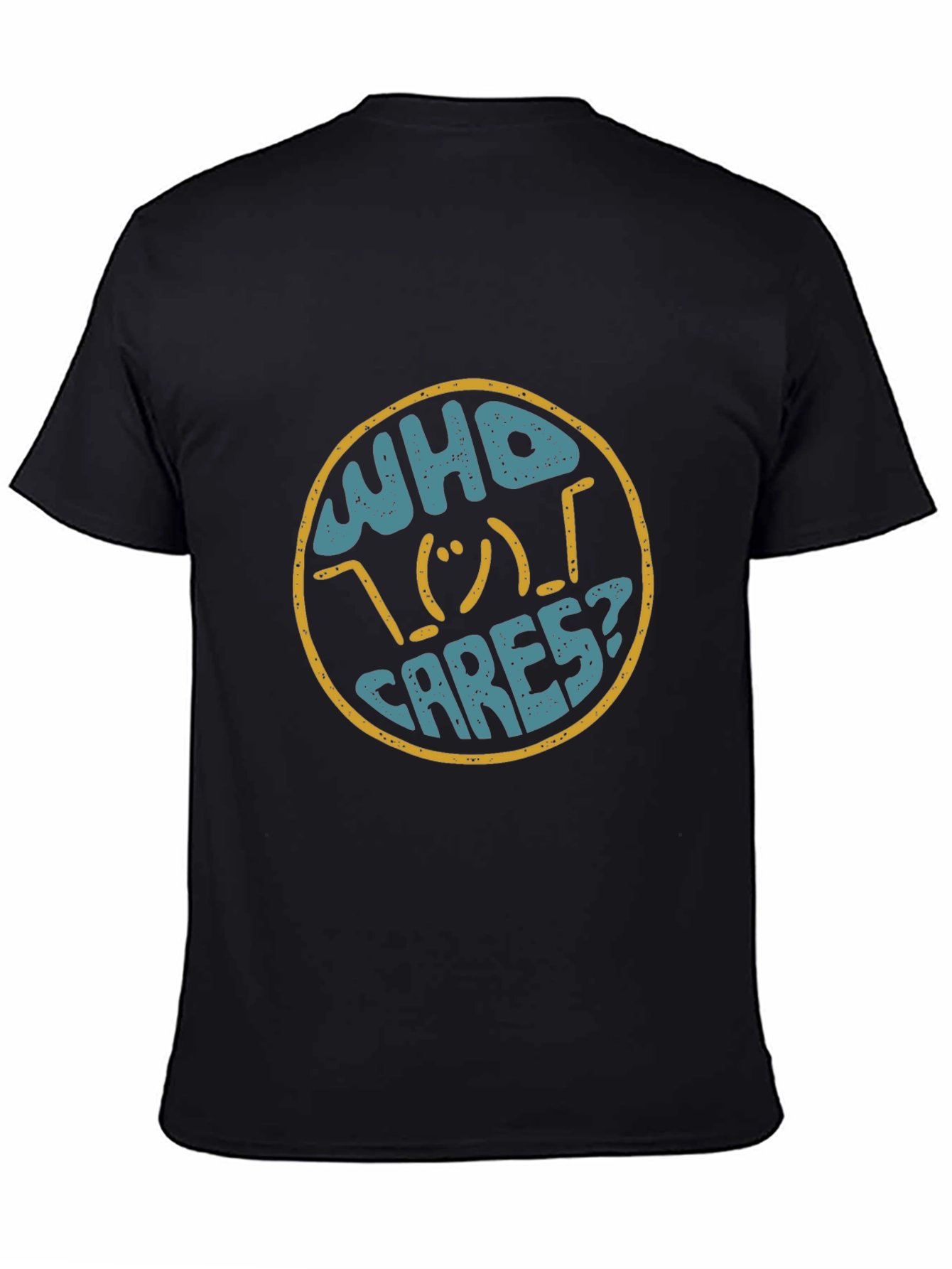 Who Cares Graphic Print T-Shirt