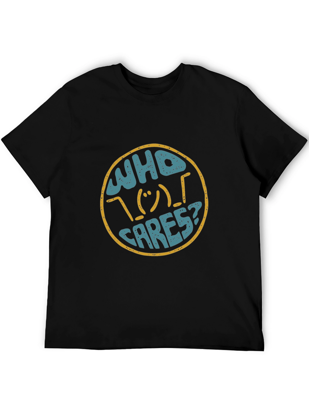 Who Cares Graphic Print T-Shirt