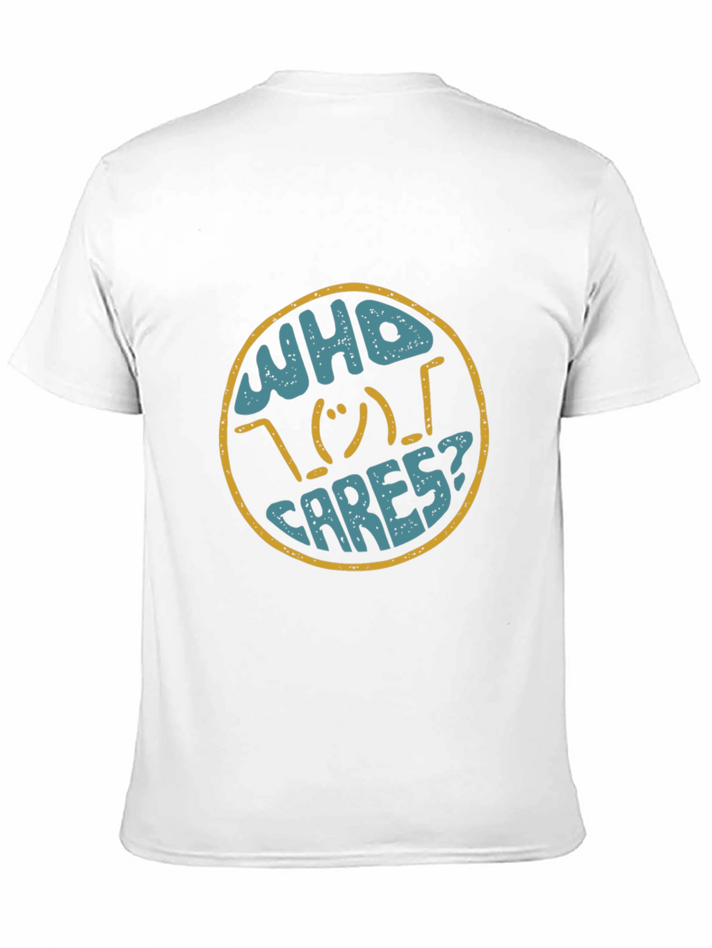 Who Cares Graphic Print T-Shirt