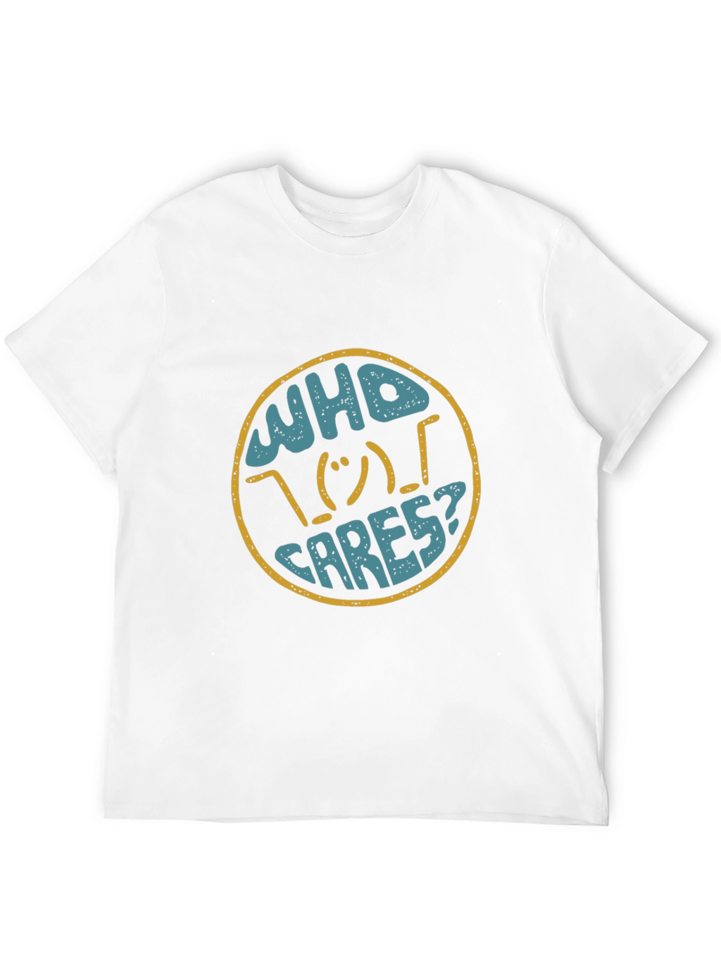 Who Cares Graphic Print T-Shirt
