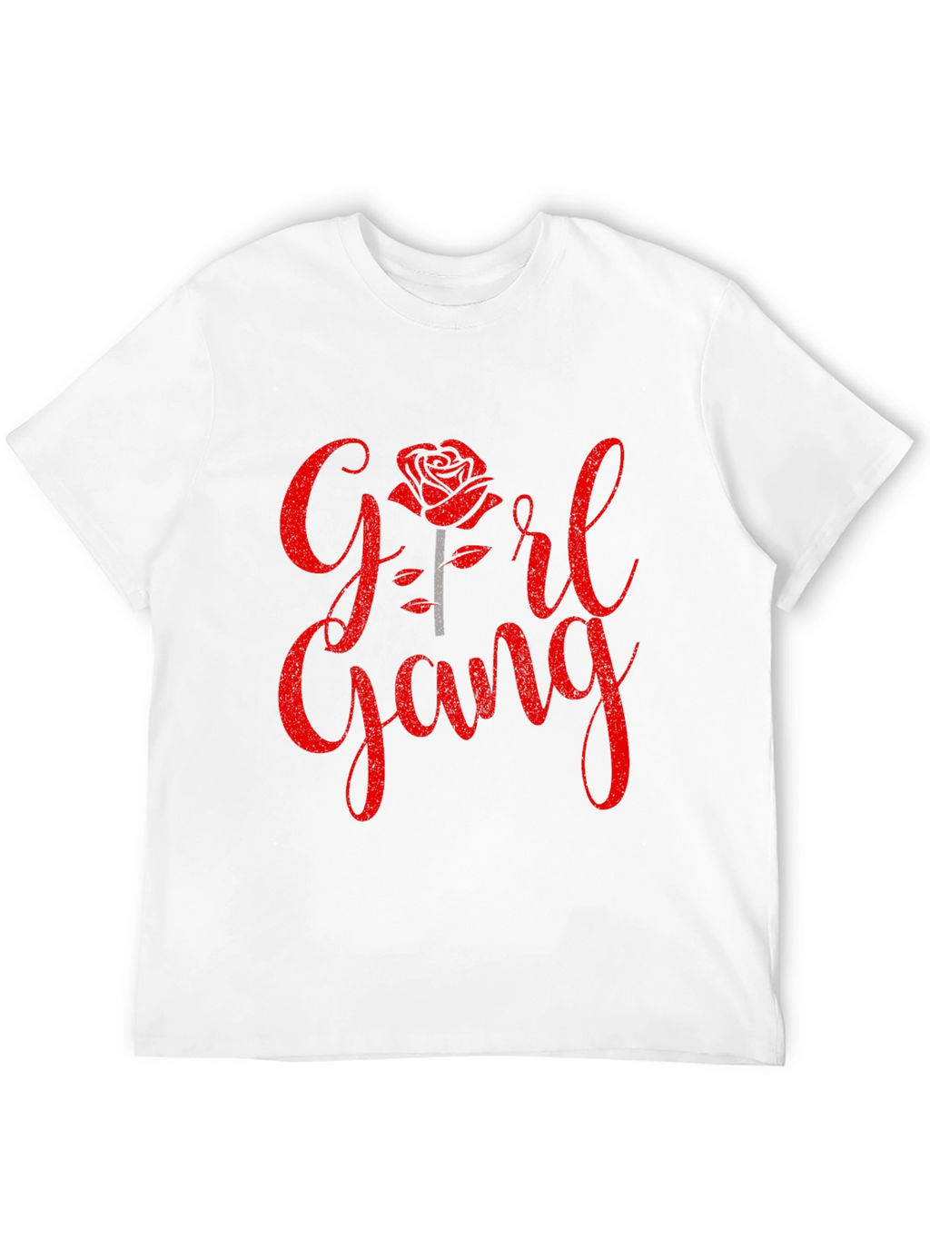 Girl Gang Rose Graphic Tee - Trendy Womens Fashion