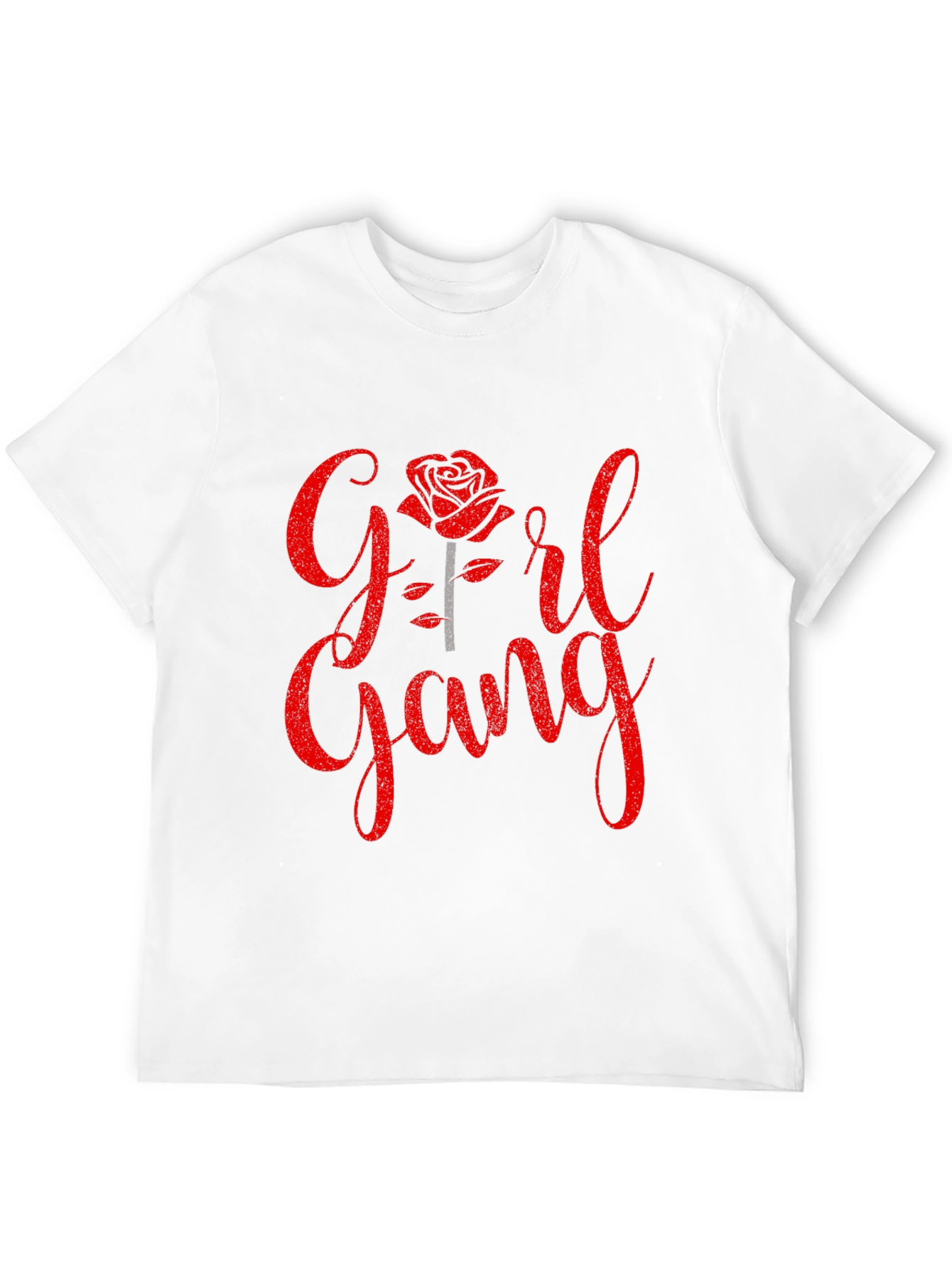 Girl Gang Rose Graphic Tee - Trendy Womens Fashion