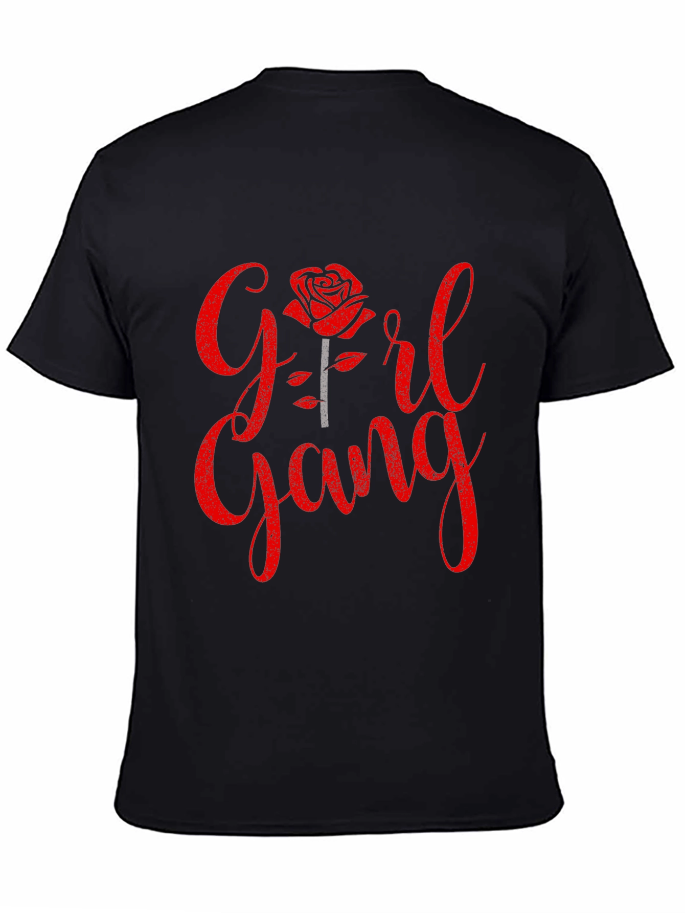 Girl Gang Rose Graphic Tee - Trendy Womens Fashion