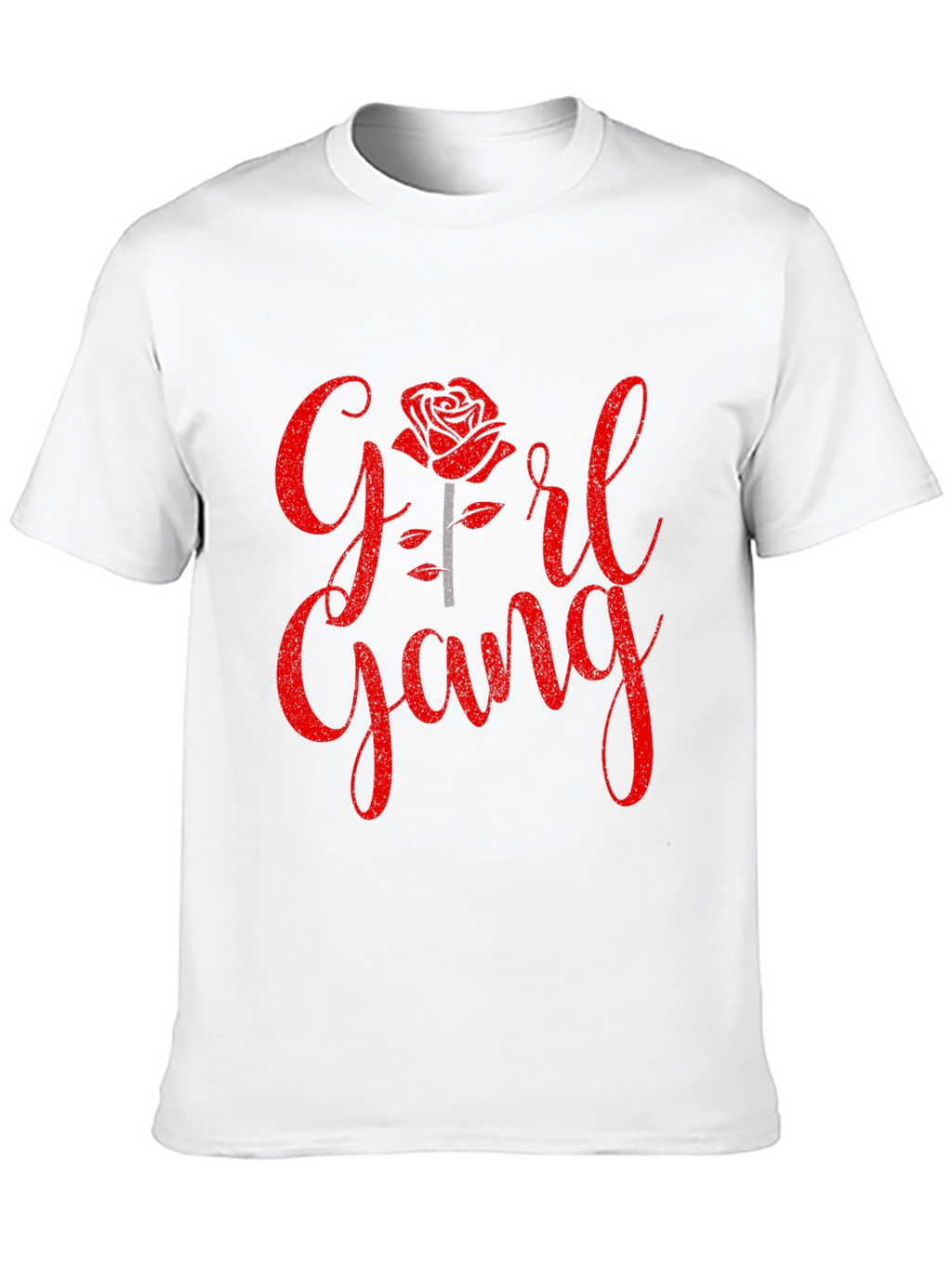 Girl Gang Rose Graphic Tee - Trendy Womens Fashion