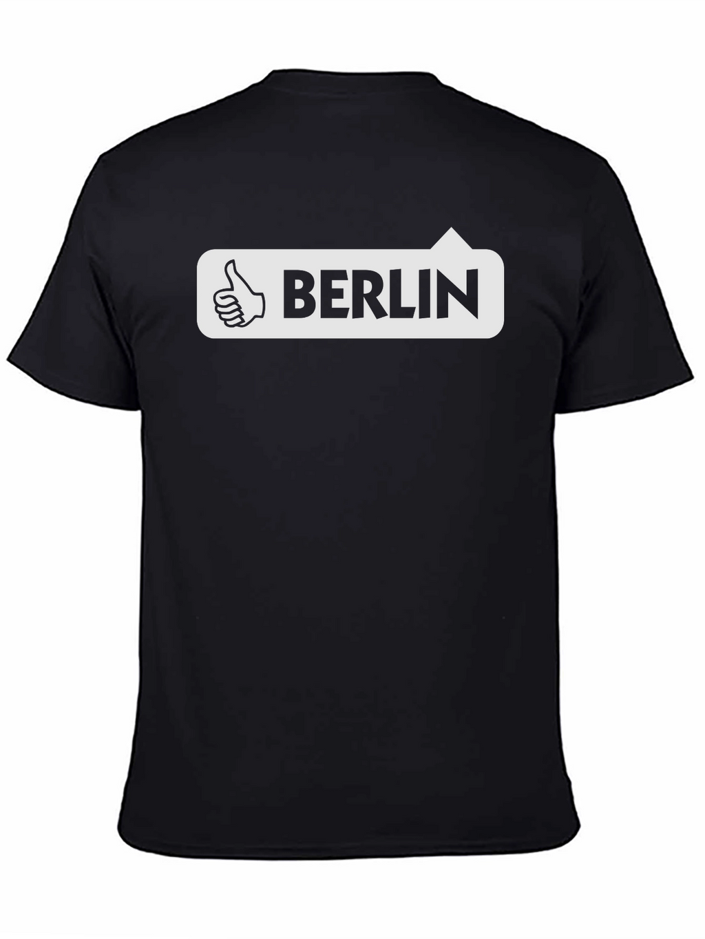 Berlin Thumbs Up Graphic Tee - Black
