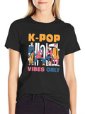 K-Pop Vibes Only Graphic Tee