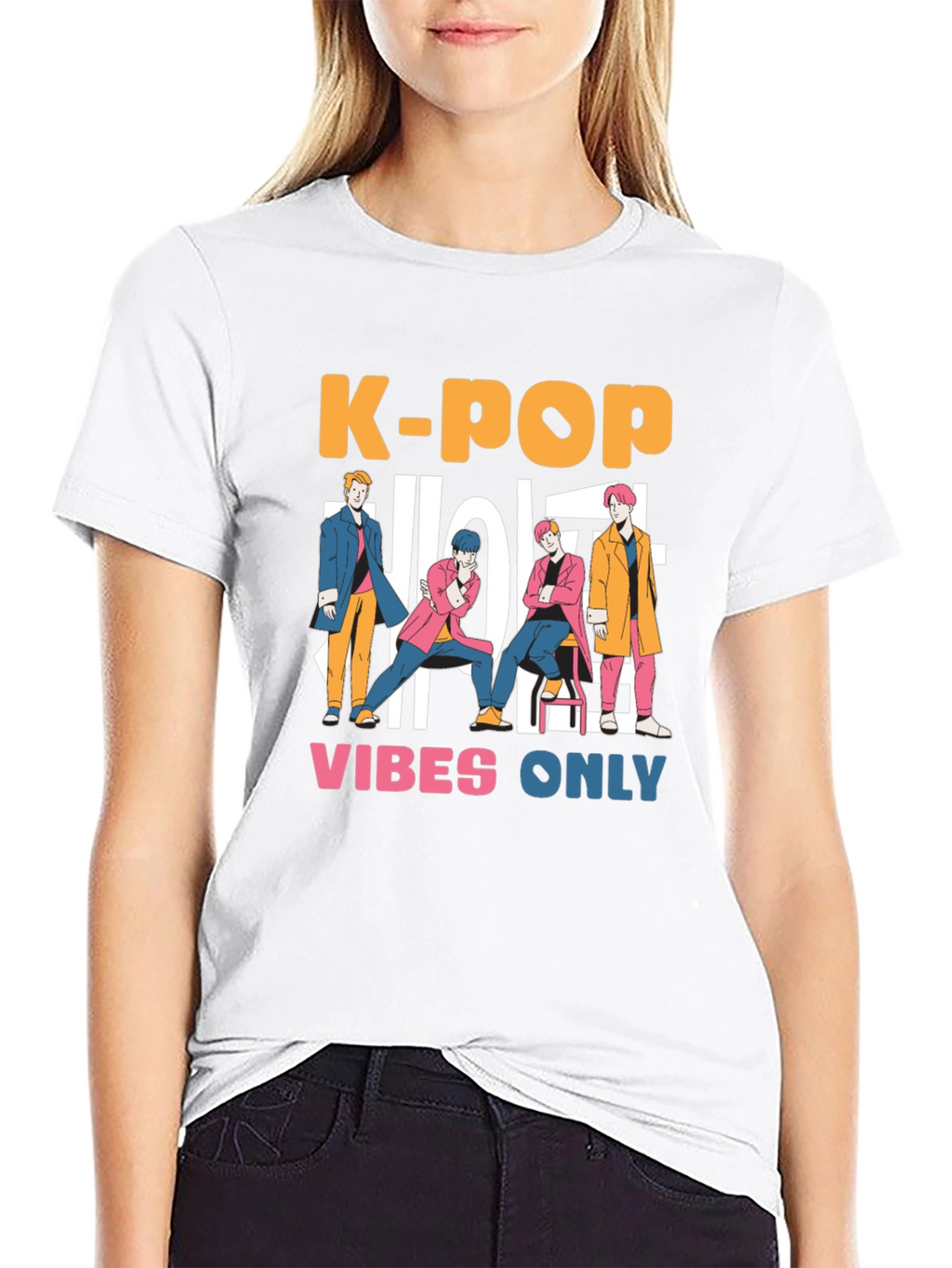 K-Pop Vibes Only Graphic Tee