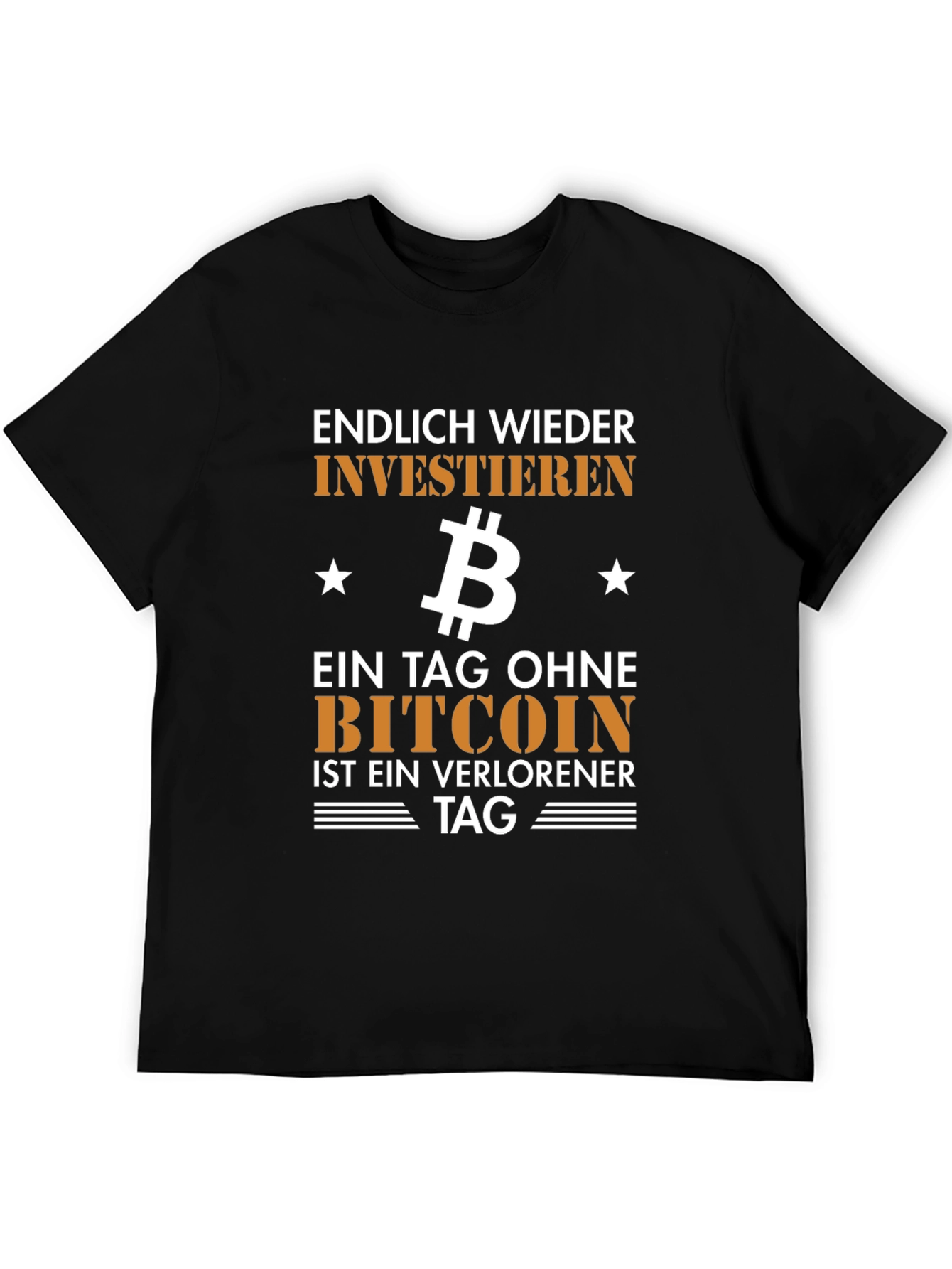 Bitcoin Investment T-Shirt - Endlich Wieder Investieren