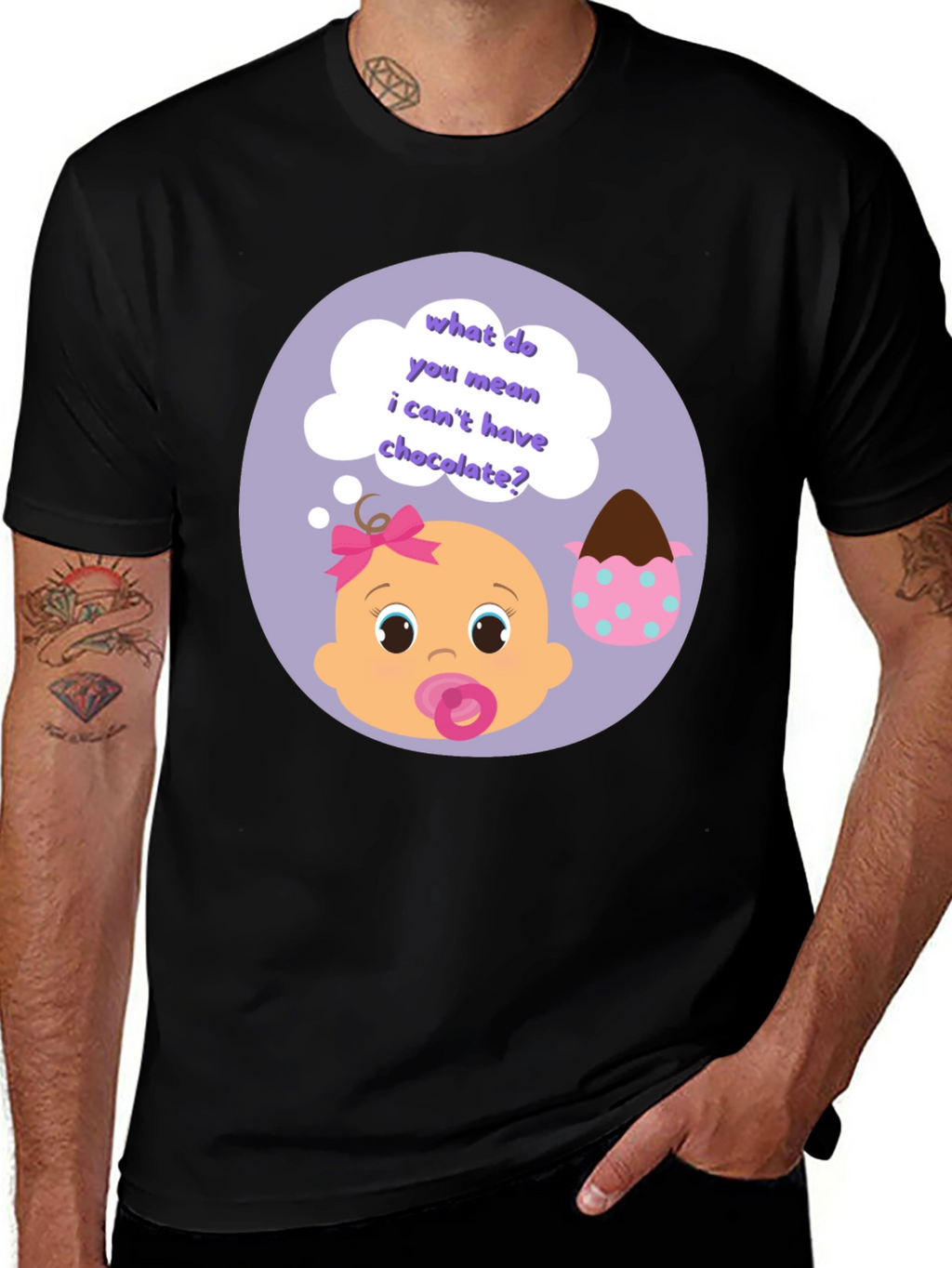 Baby Graphic T-Shirt - Chocolate