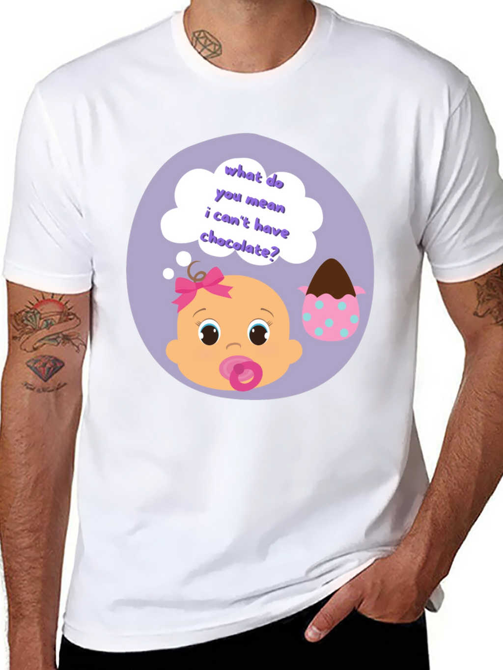 Baby Graphic T-Shirt - Chocolate
