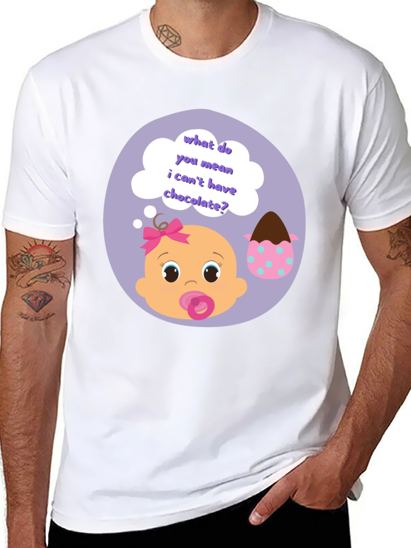 Baby Graphic T-Shirt - Chocolate
