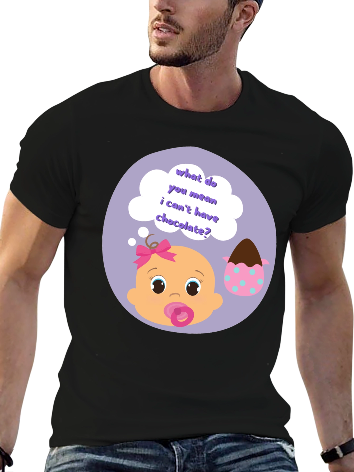 Baby Graphic T-Shirt - Chocolate