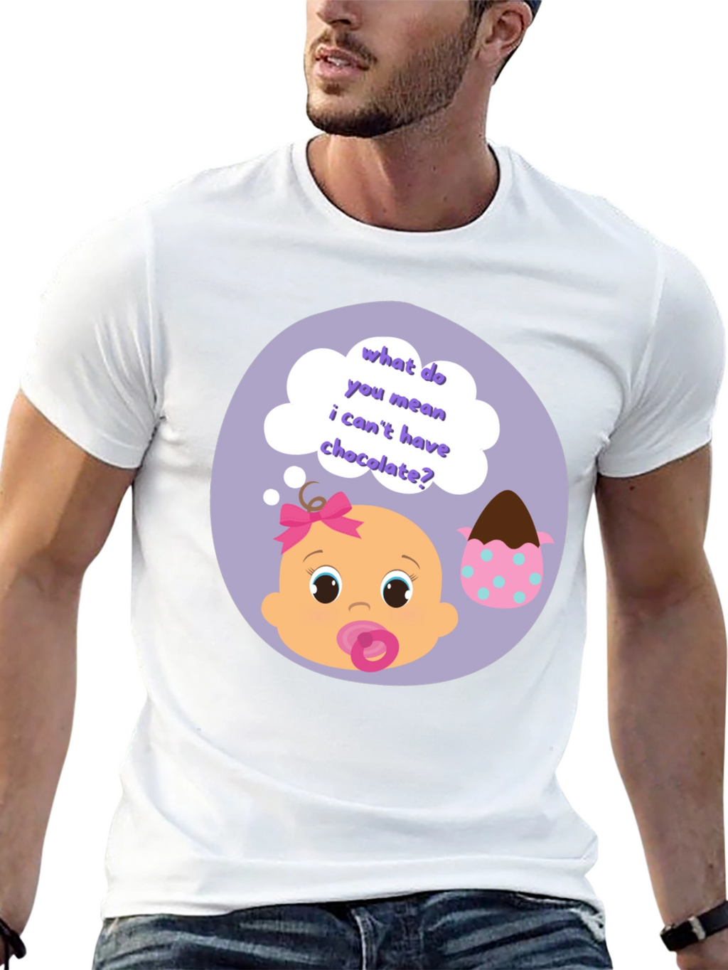 Baby Graphic T-Shirt - Chocolate