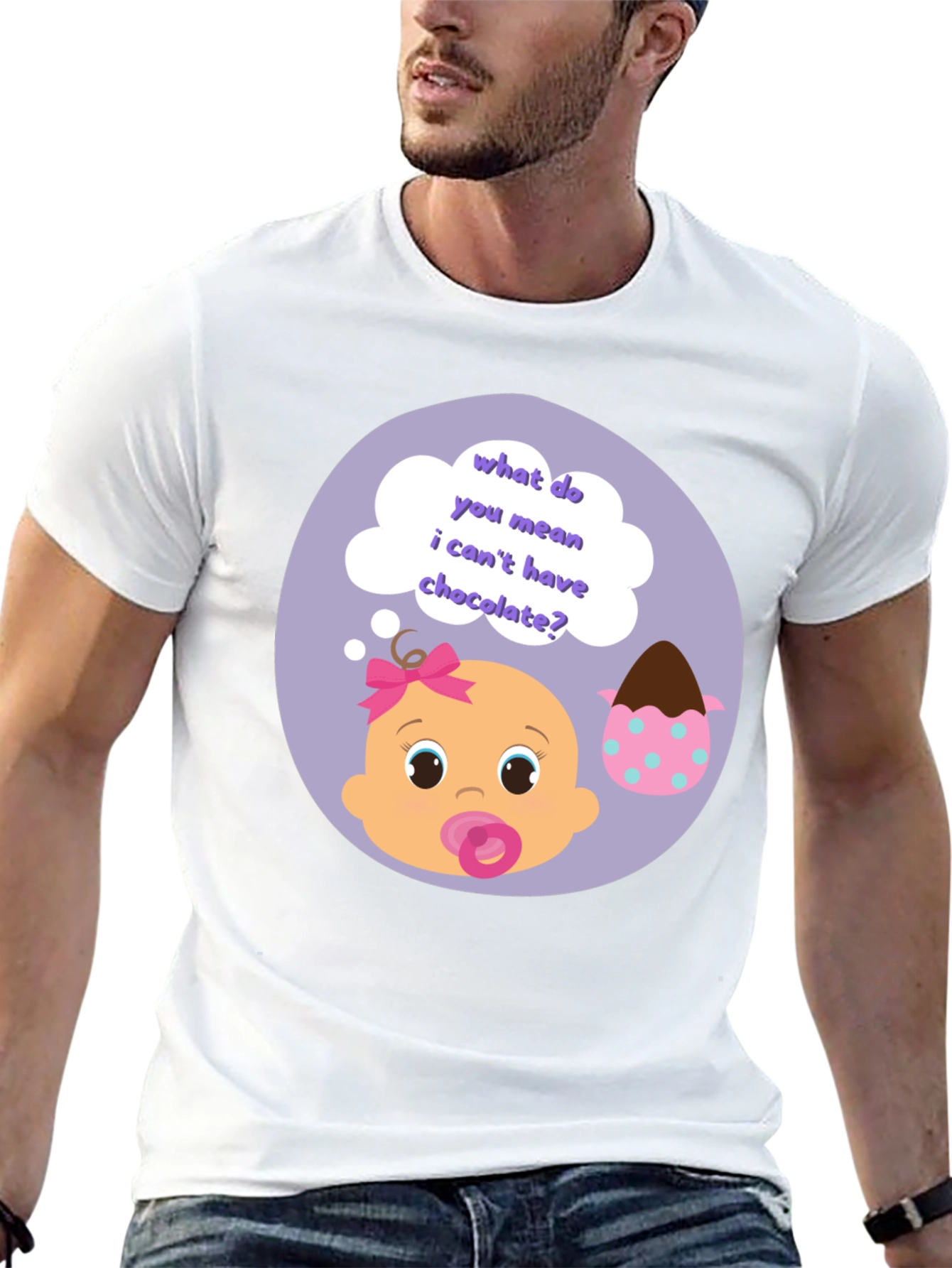 Baby Graphic T-Shirt - Chocolate