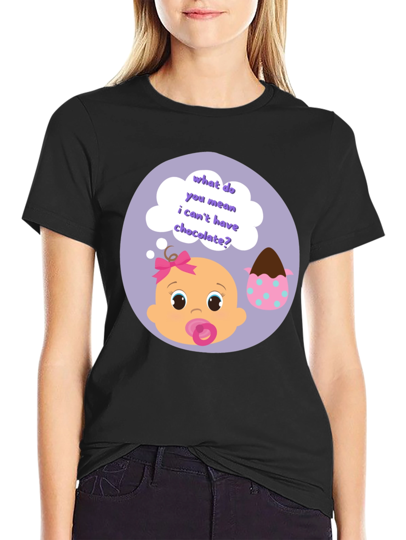 Baby Graphic T-Shirt - Chocolate