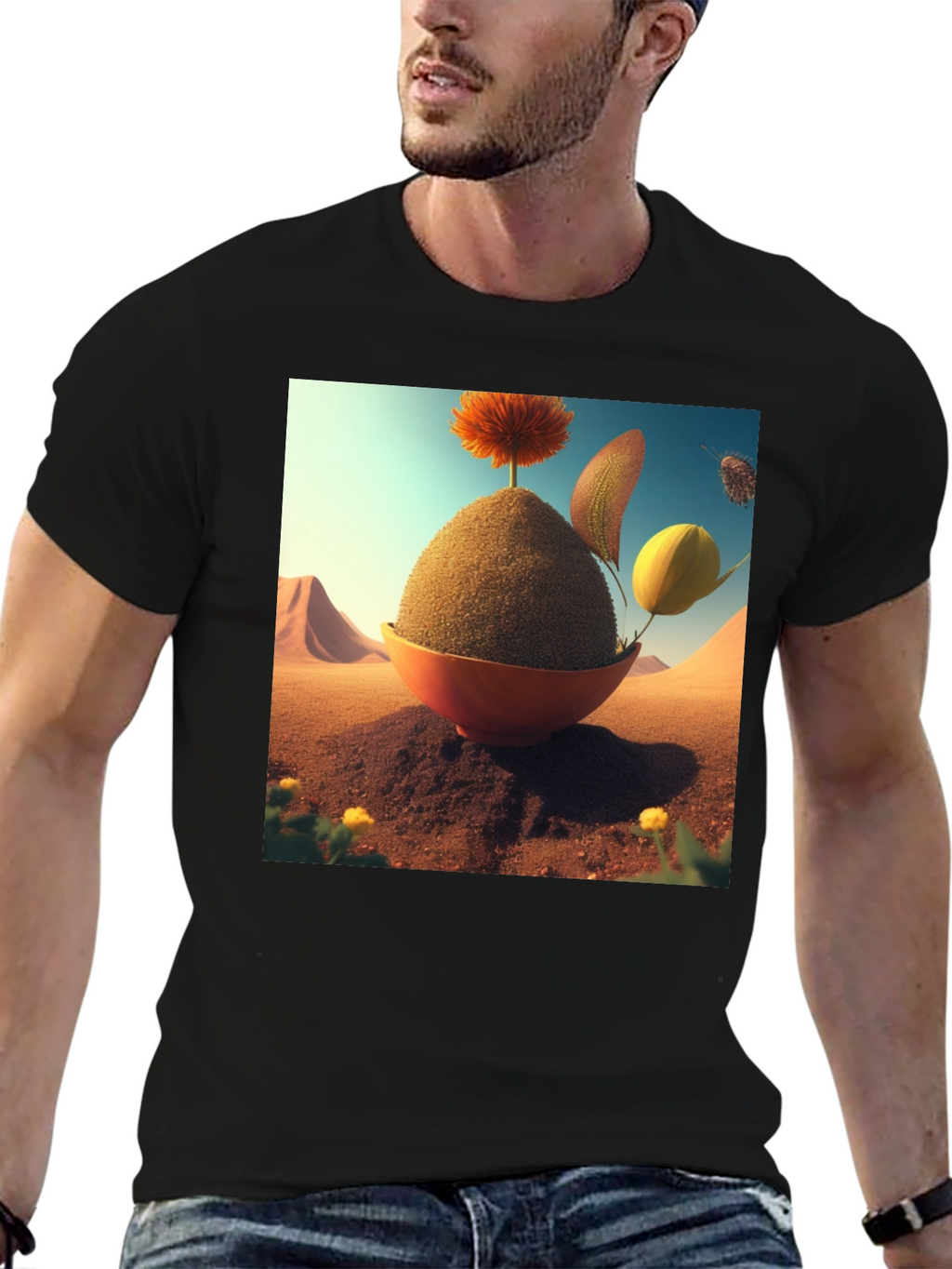 Surreal Desert Plant T-Shirt