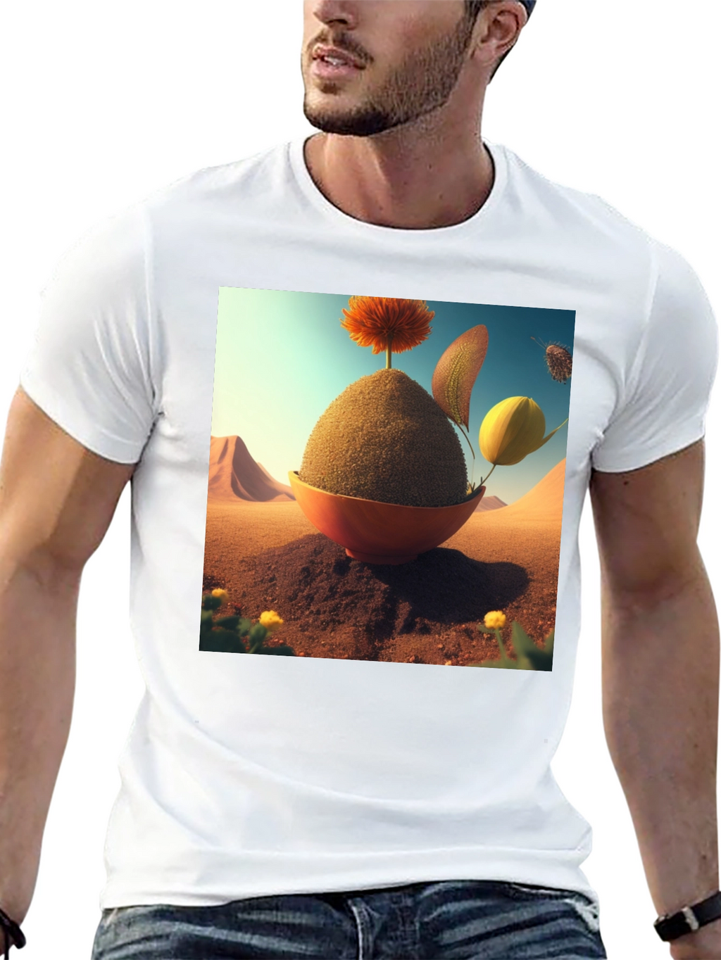 Surreal Desert Plant T-Shirt