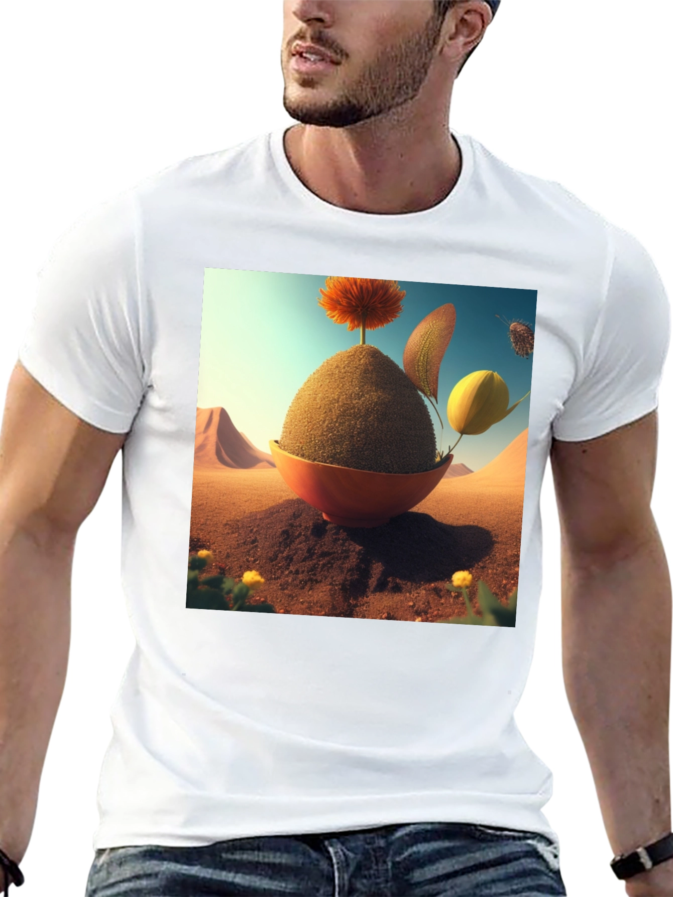 Surreal Desert Plant T-Shirt