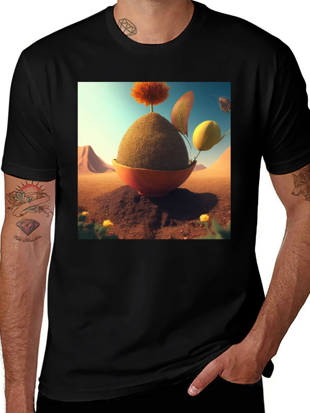 Surreal Desert Plant T-Shirt