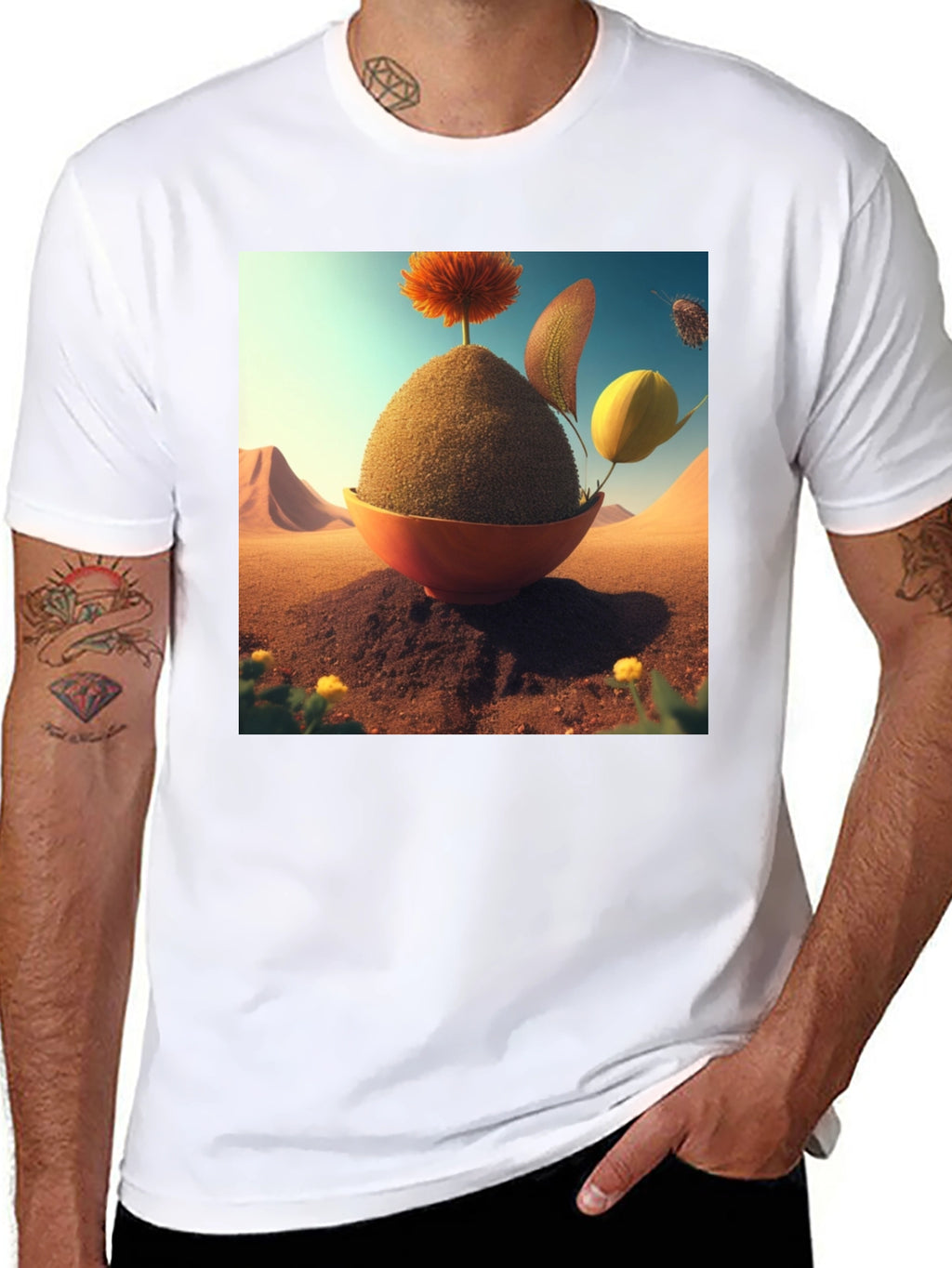 Surreal Desert Plant T-Shirt